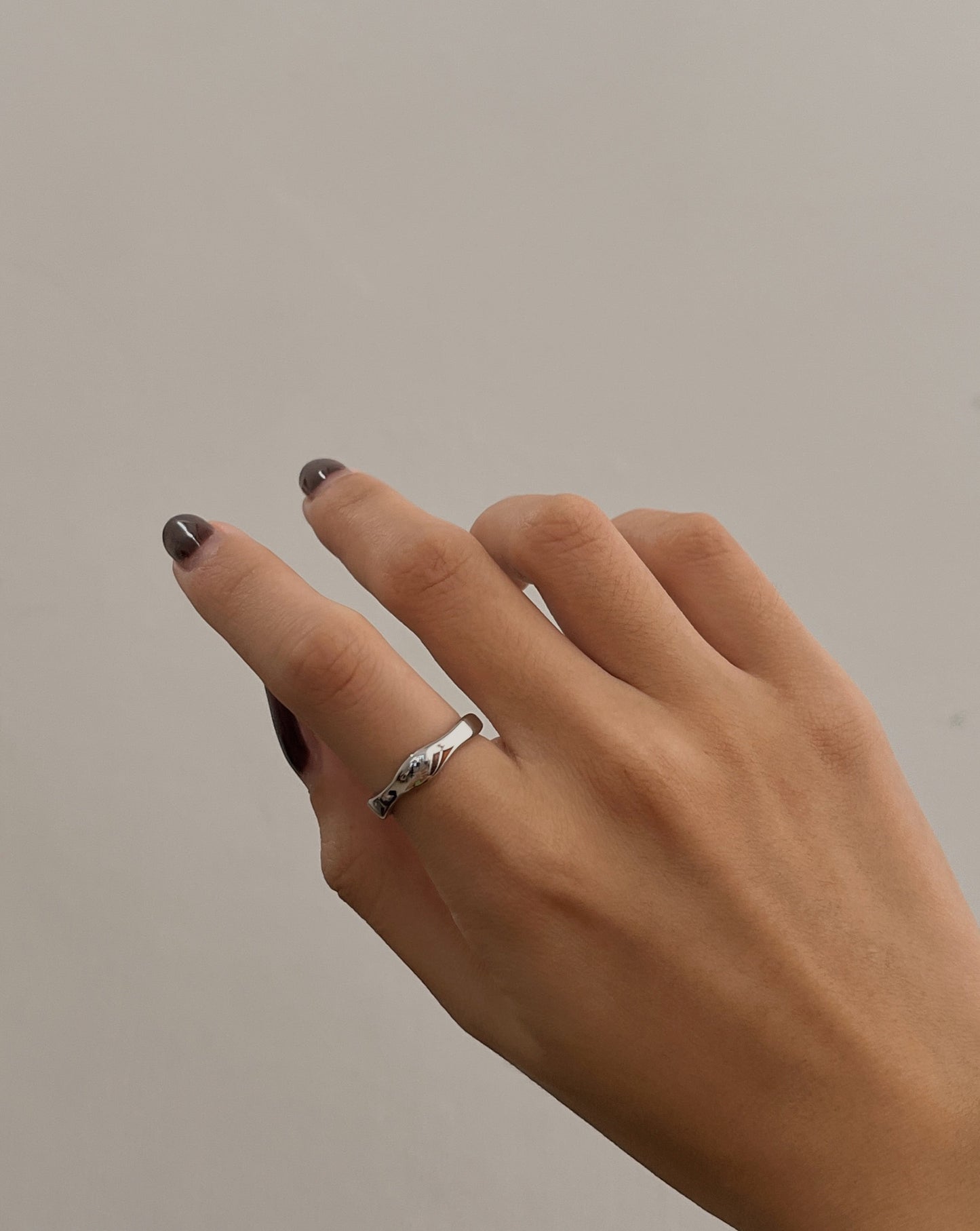 Wavy Ring in Silver