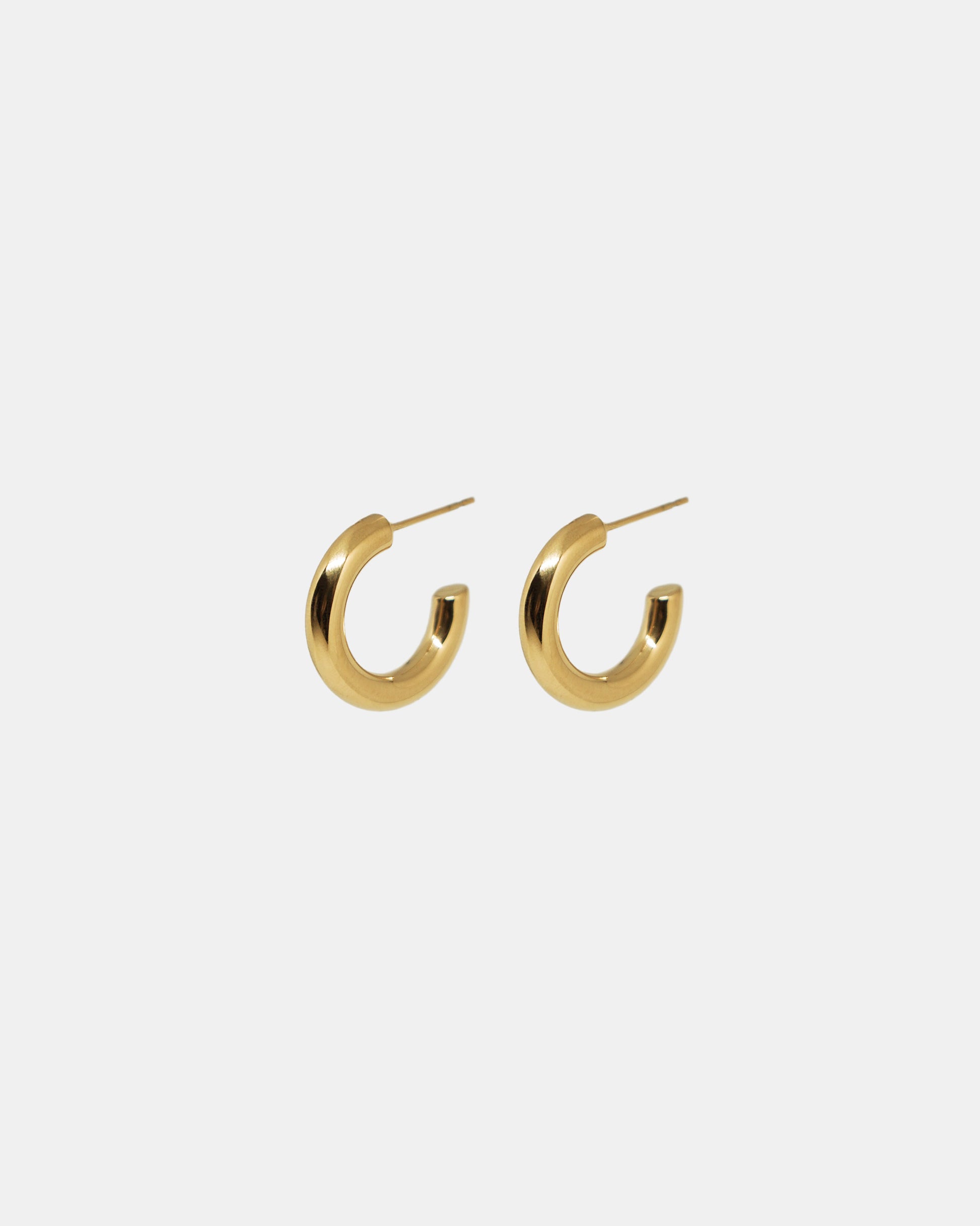 Classic Bold Hoops Gold | 316L Stainless Steel | el-jo studio