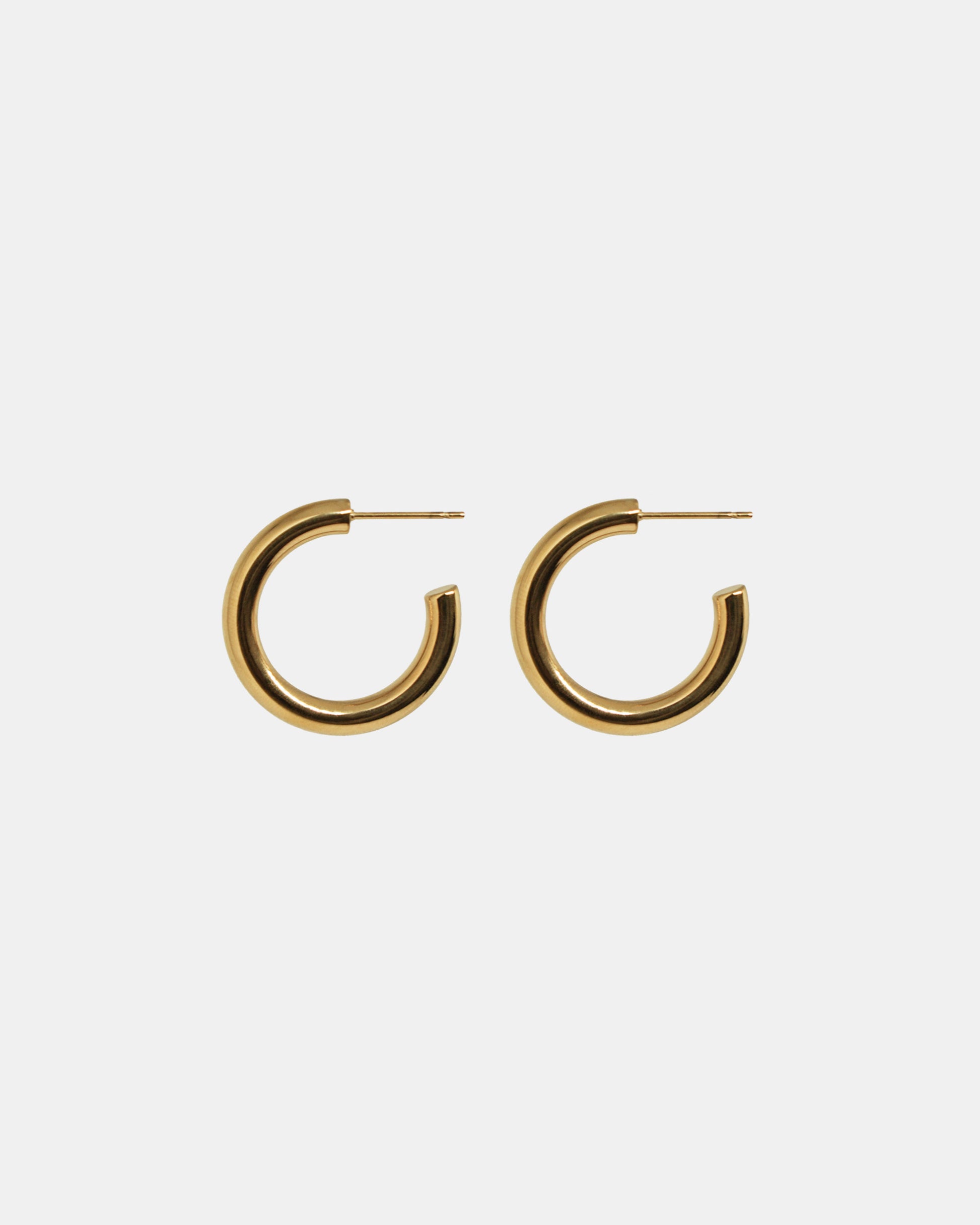 Classic Bold Hoops Gold | 316L Stainless Steel | el-jo studio