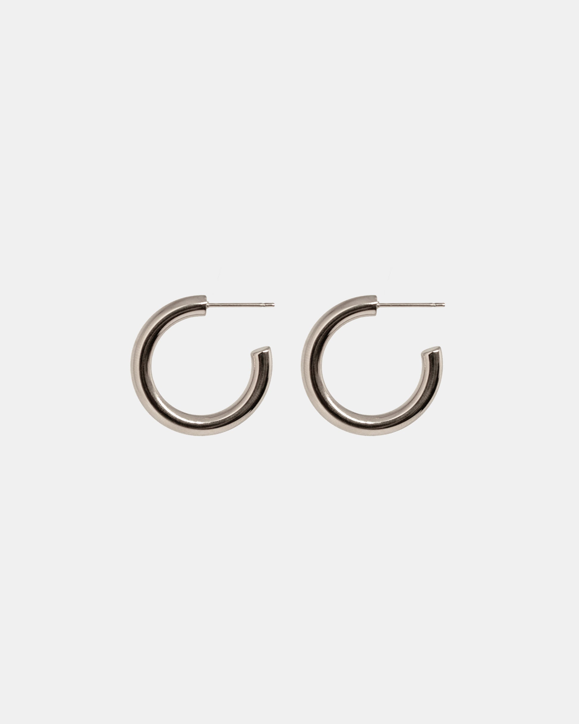 Classic Bold Hoops Silver | 316L Stainless Steel | el-jo studio
