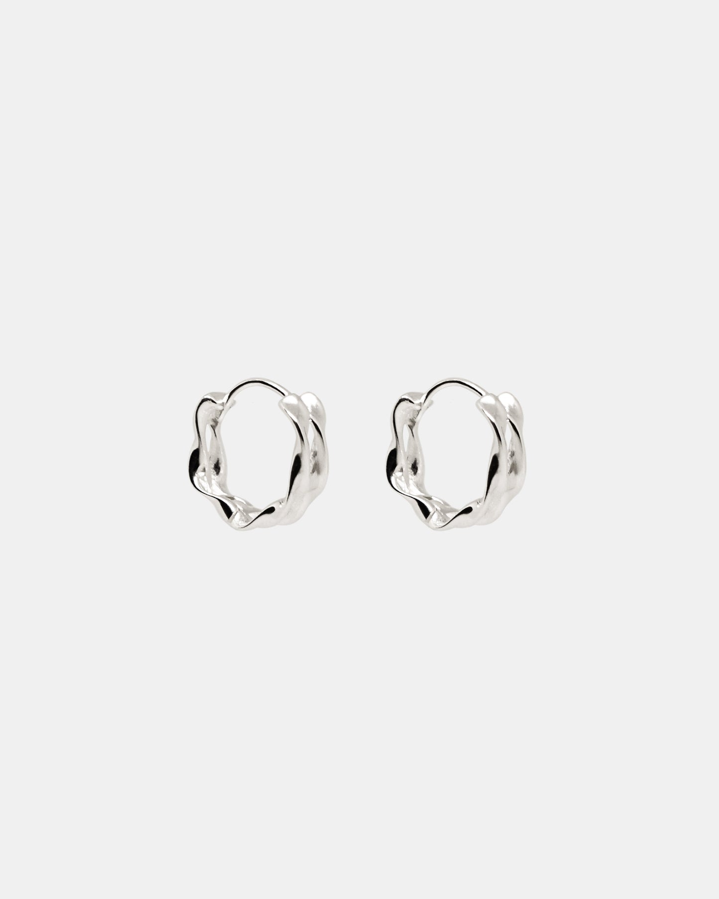Duo Twist Hoops | 925 Silver Jewellery | el-jo studio