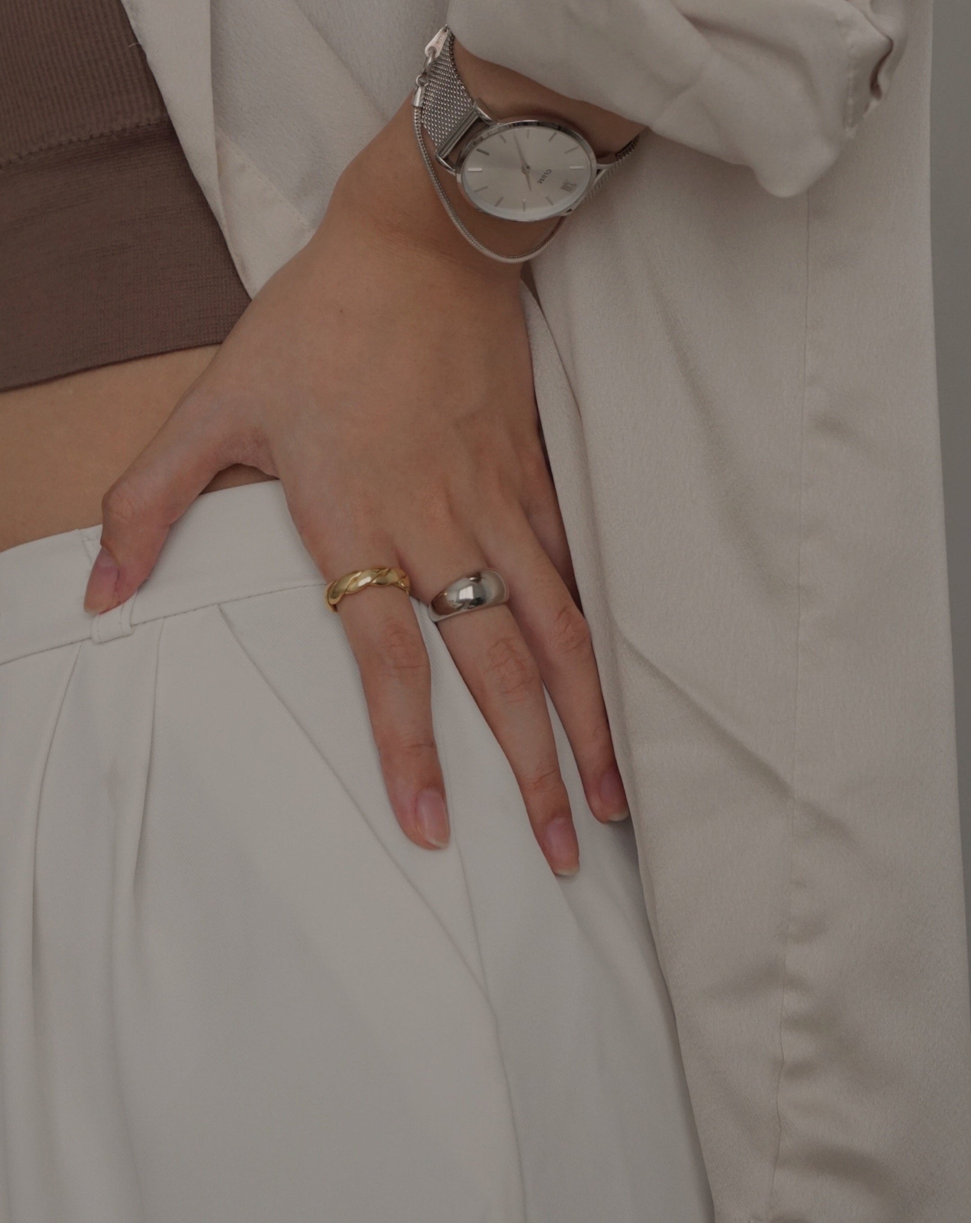 Chunky Dome Ring | 925 Silver Jewellery | el-jo studio