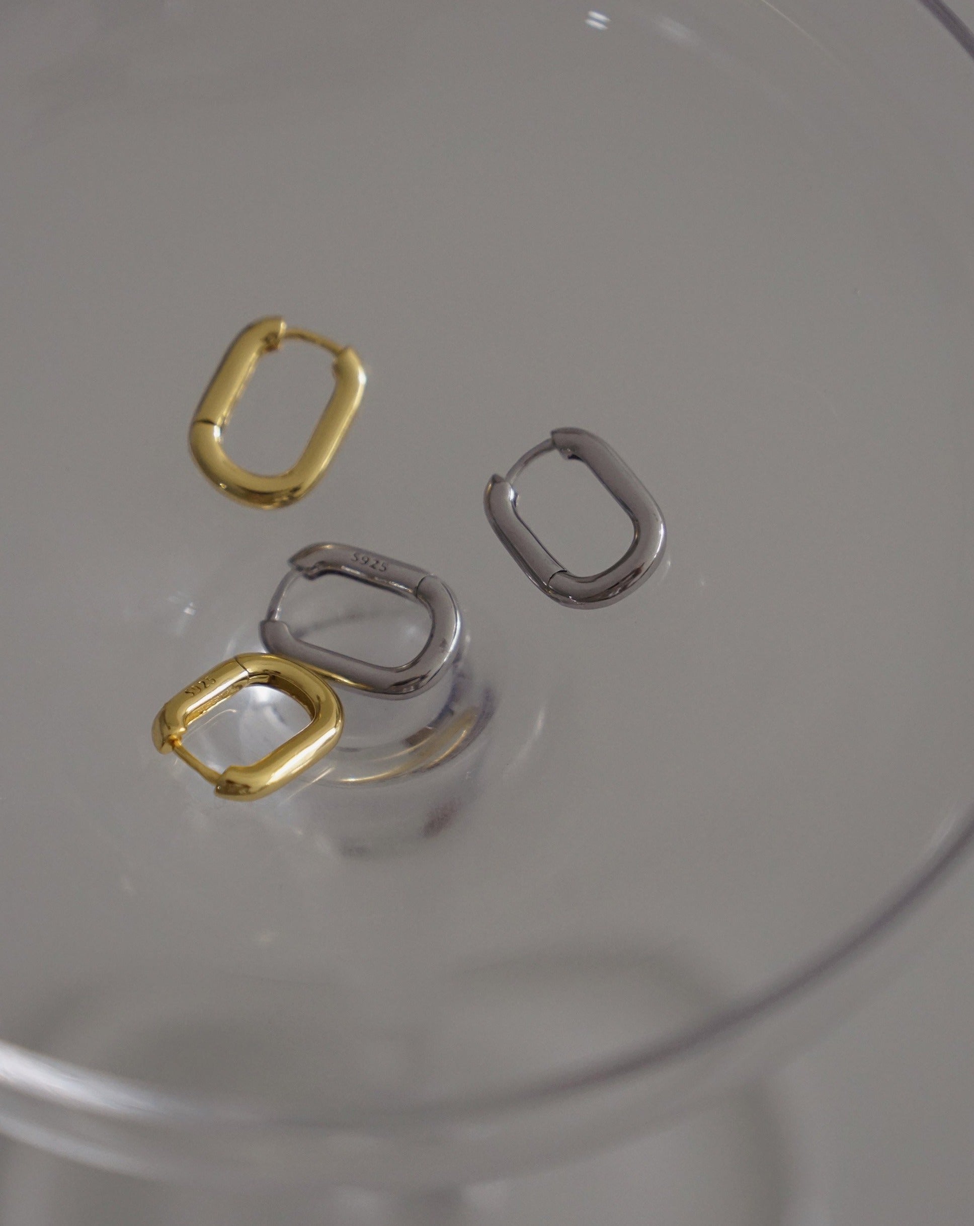 Petite Hoops in Silver