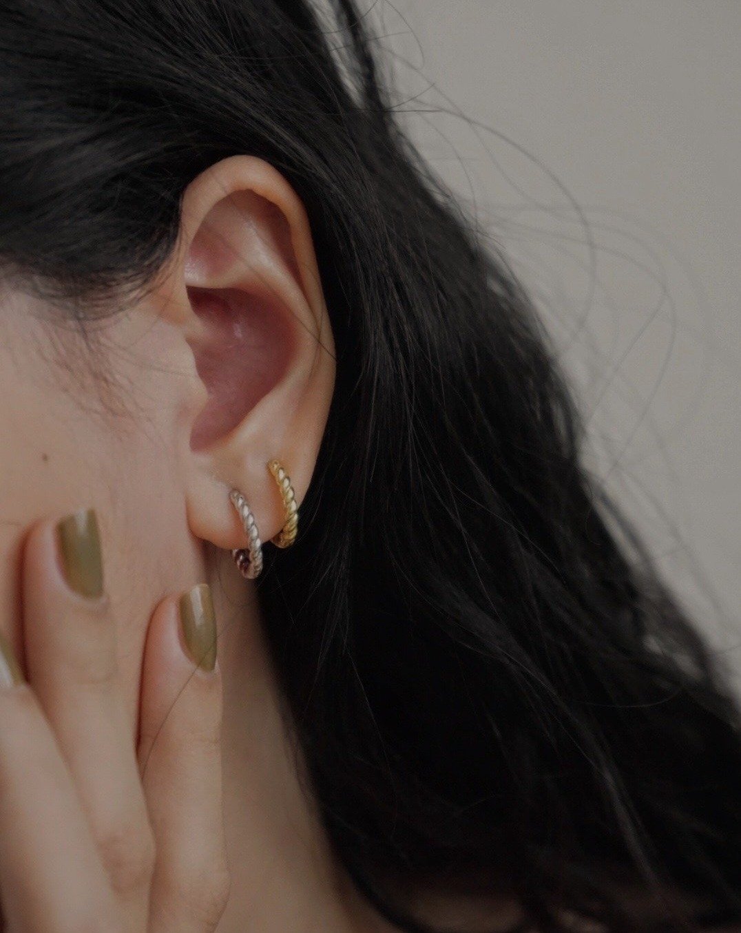 French Hoops in Gold | 925 Silver Jewellery | el-jo studio
