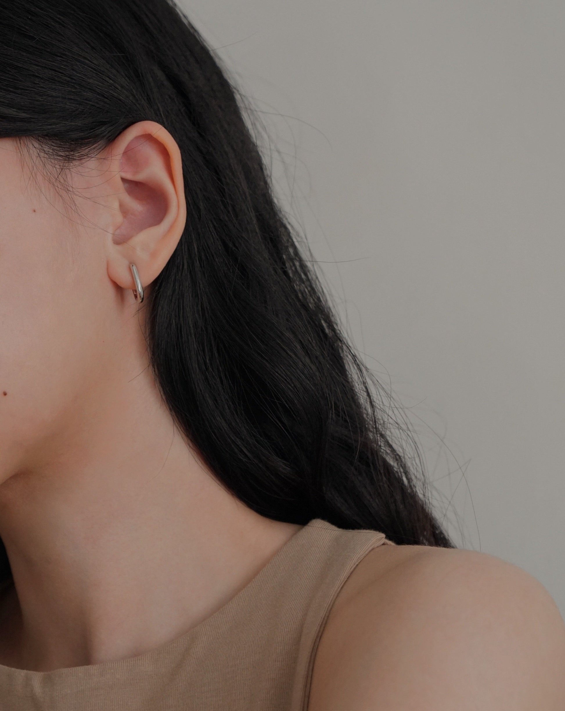 Petite Hoops in Silver