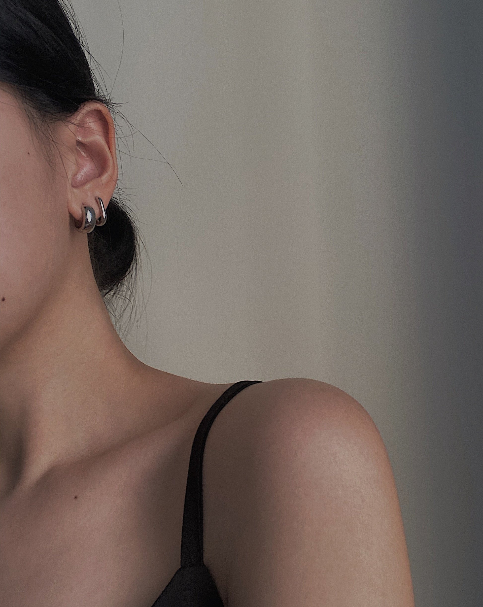 Petite Hoops in Silver