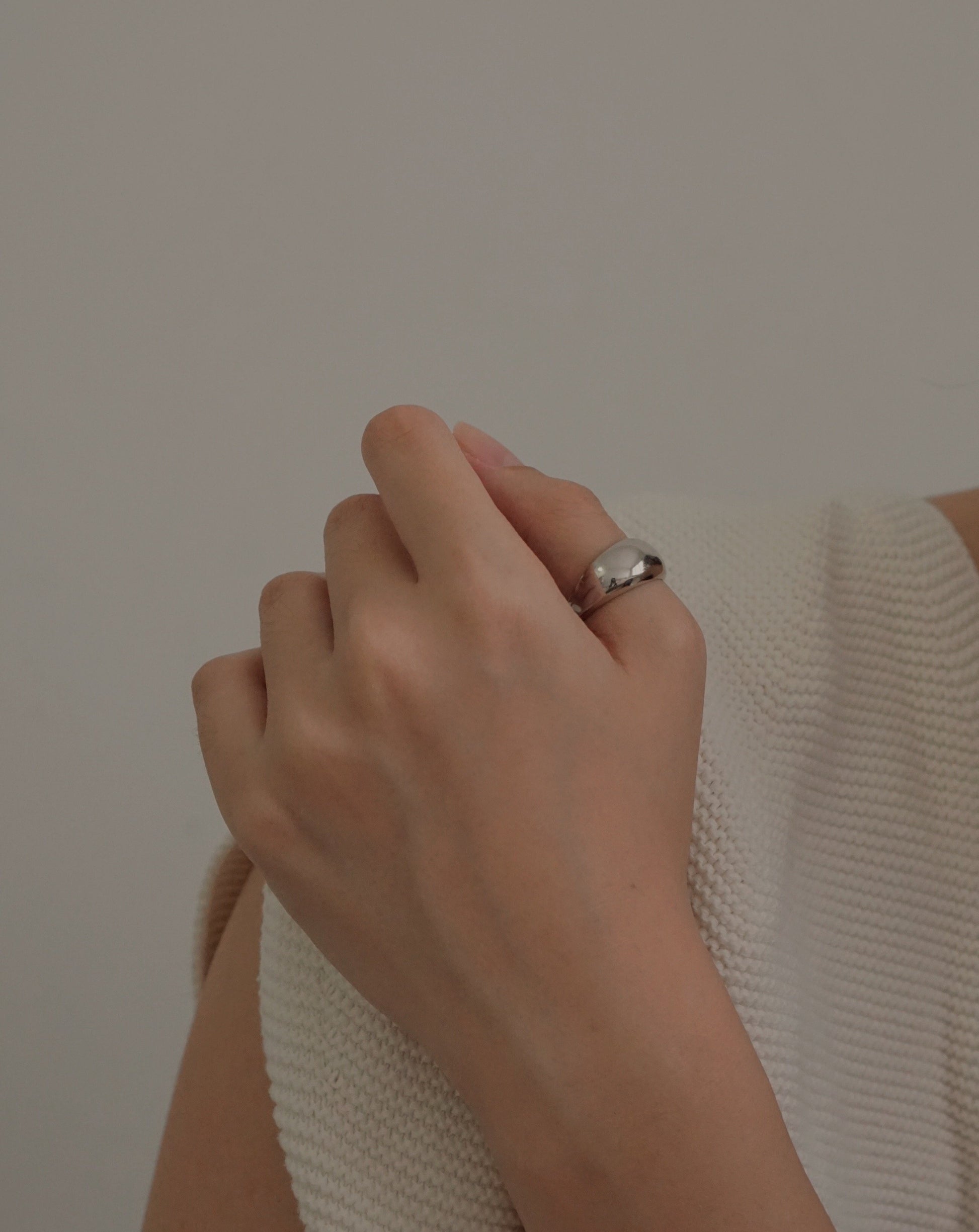 Chunky Dome Ring | 925 Silver Jewellery | el-jo studio
