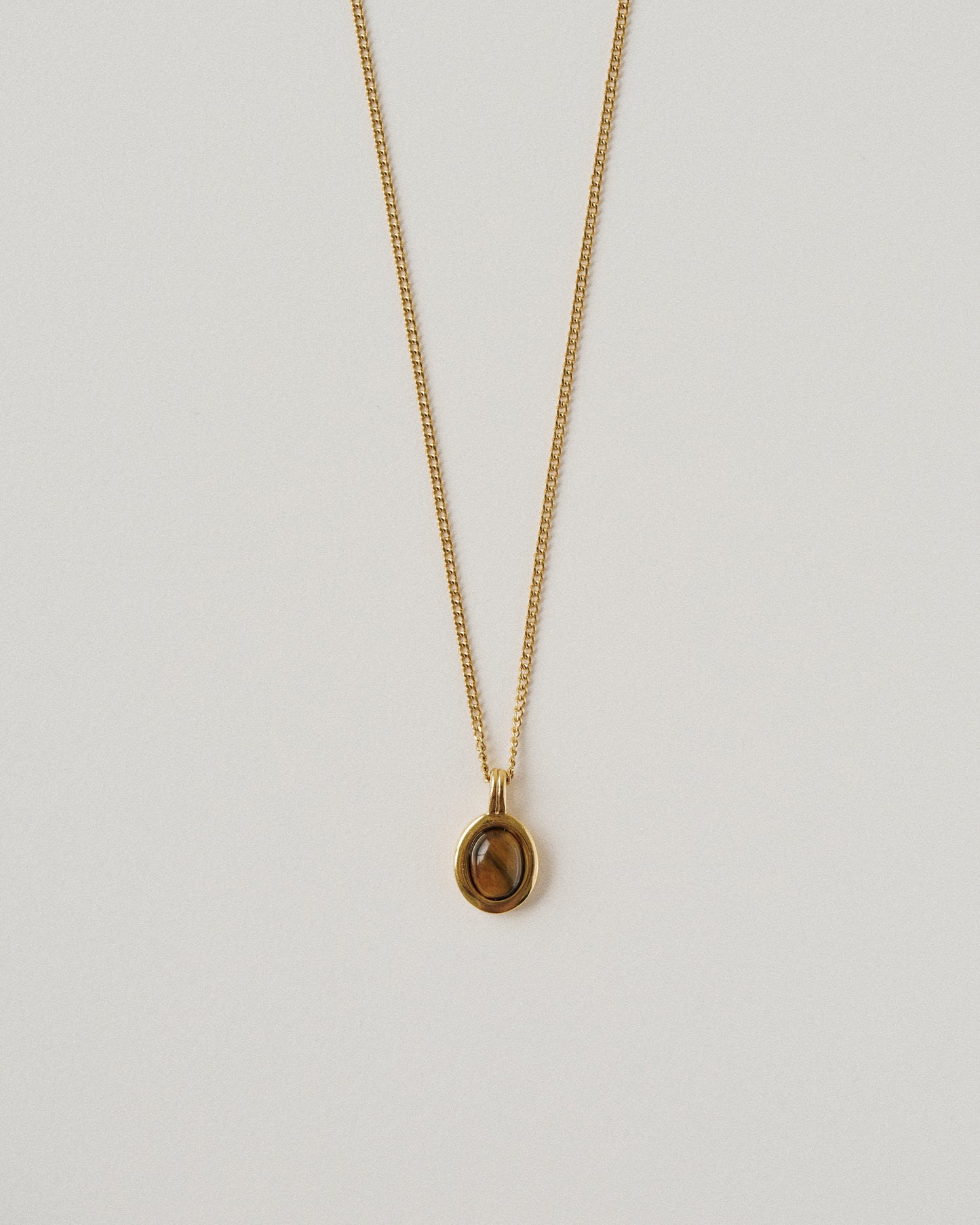 Oval Solara Pendant Necklace