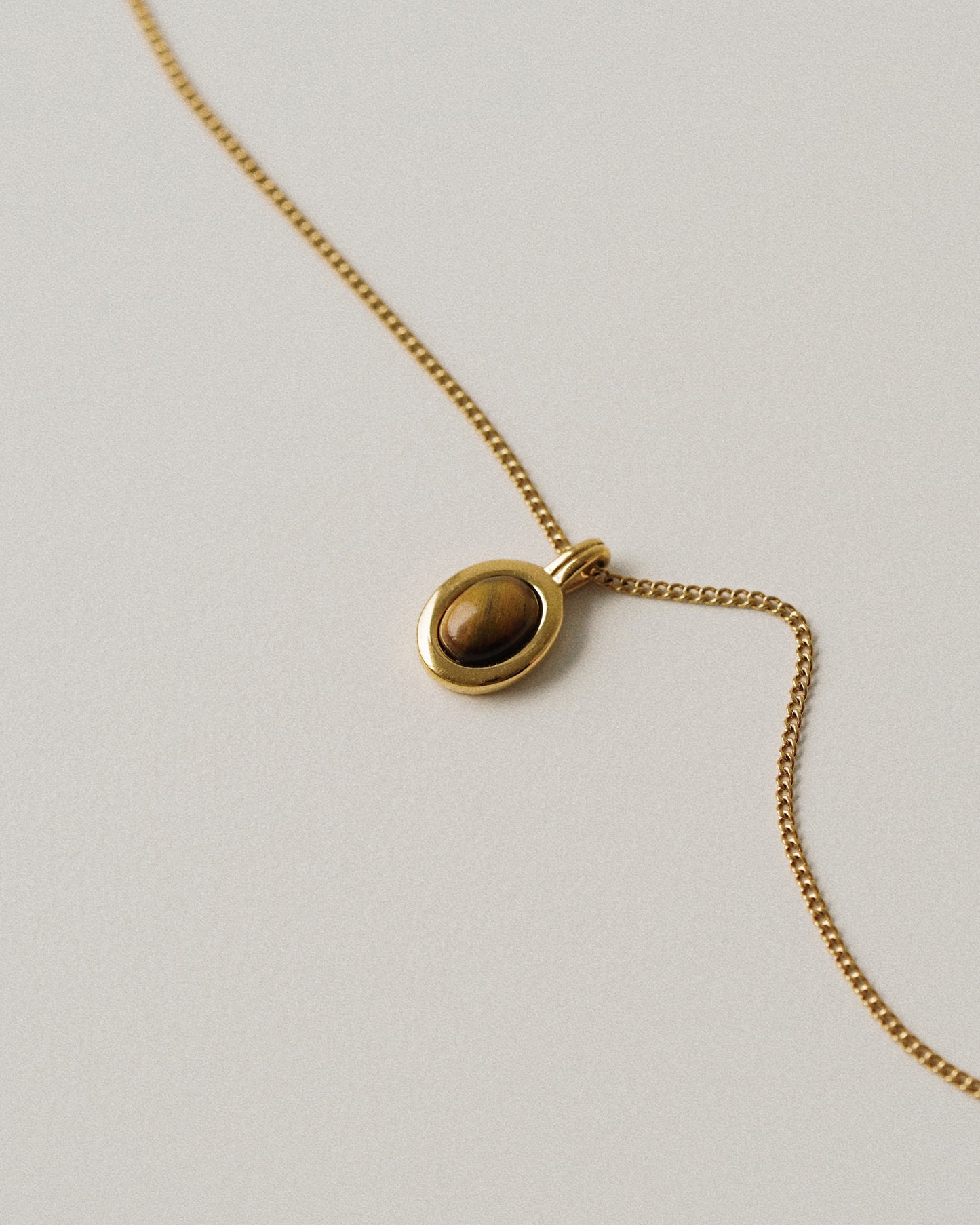 Oval Solara Pendant Necklace