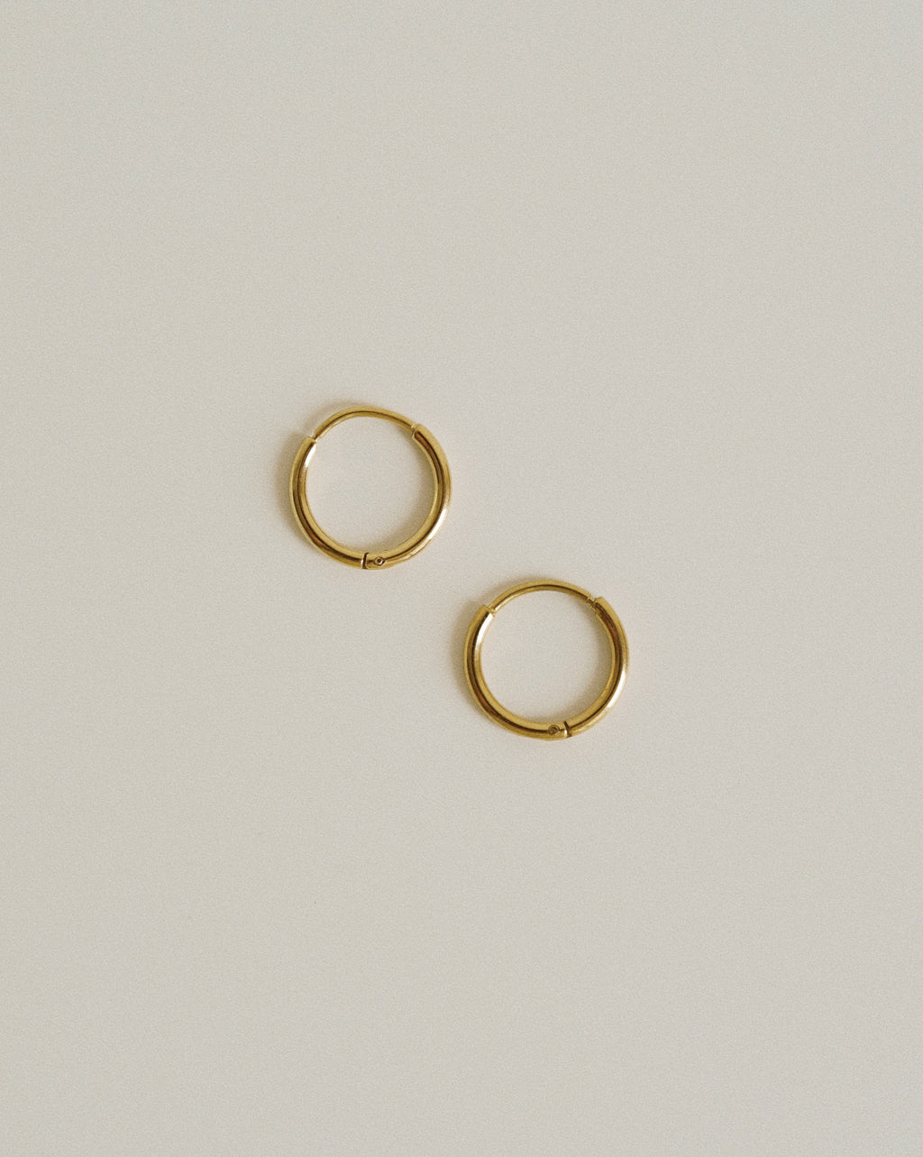 Basic Thin Hoops in Gold