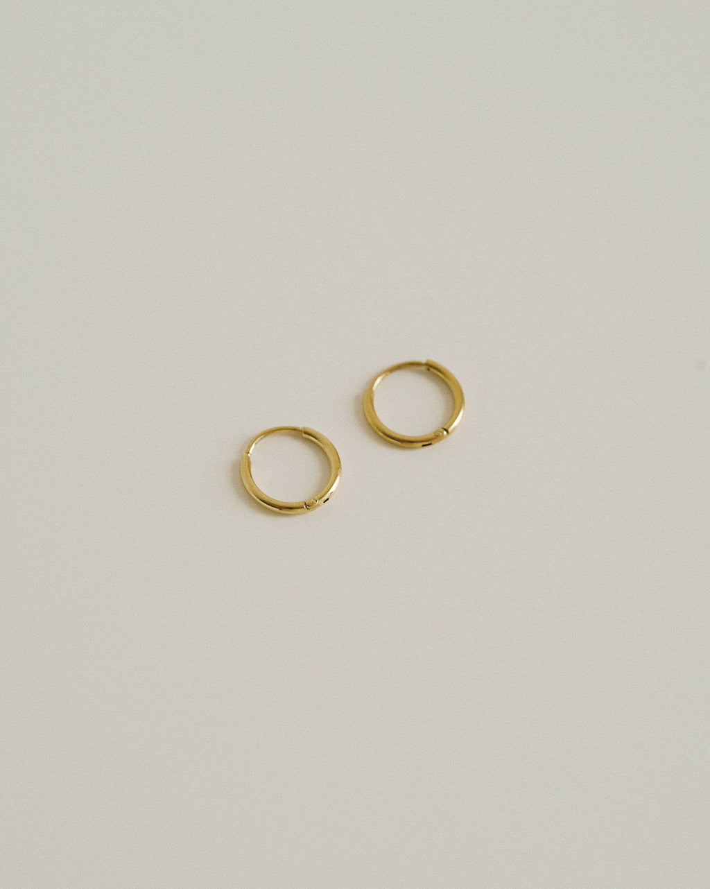 Basic Thin Hoops in Gold