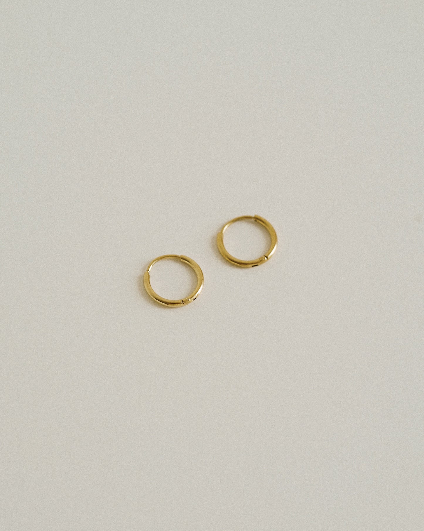 Basic Thin Hoops in Gold