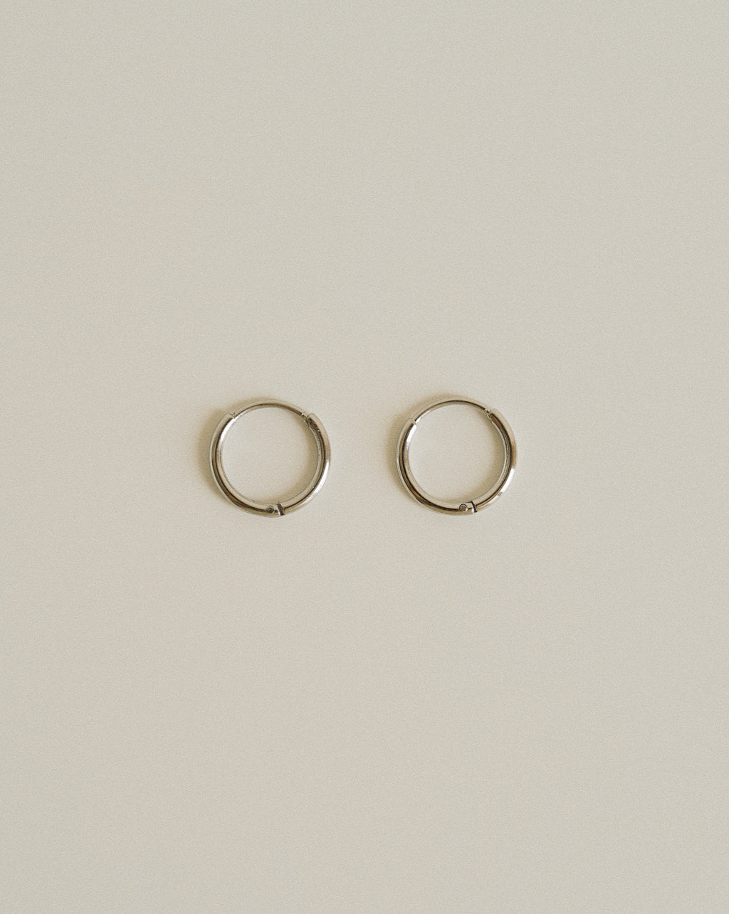 Basic Thin Hoops in Silver