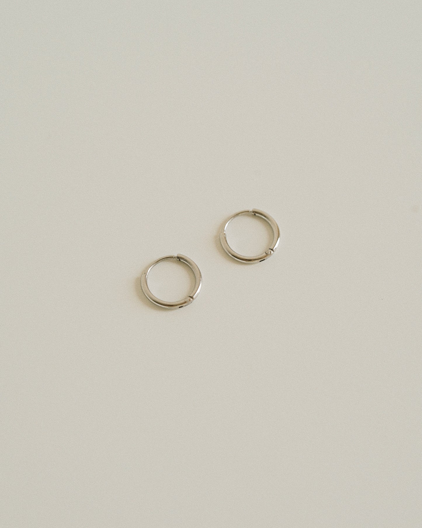 Basic Thin Hoops in Silver