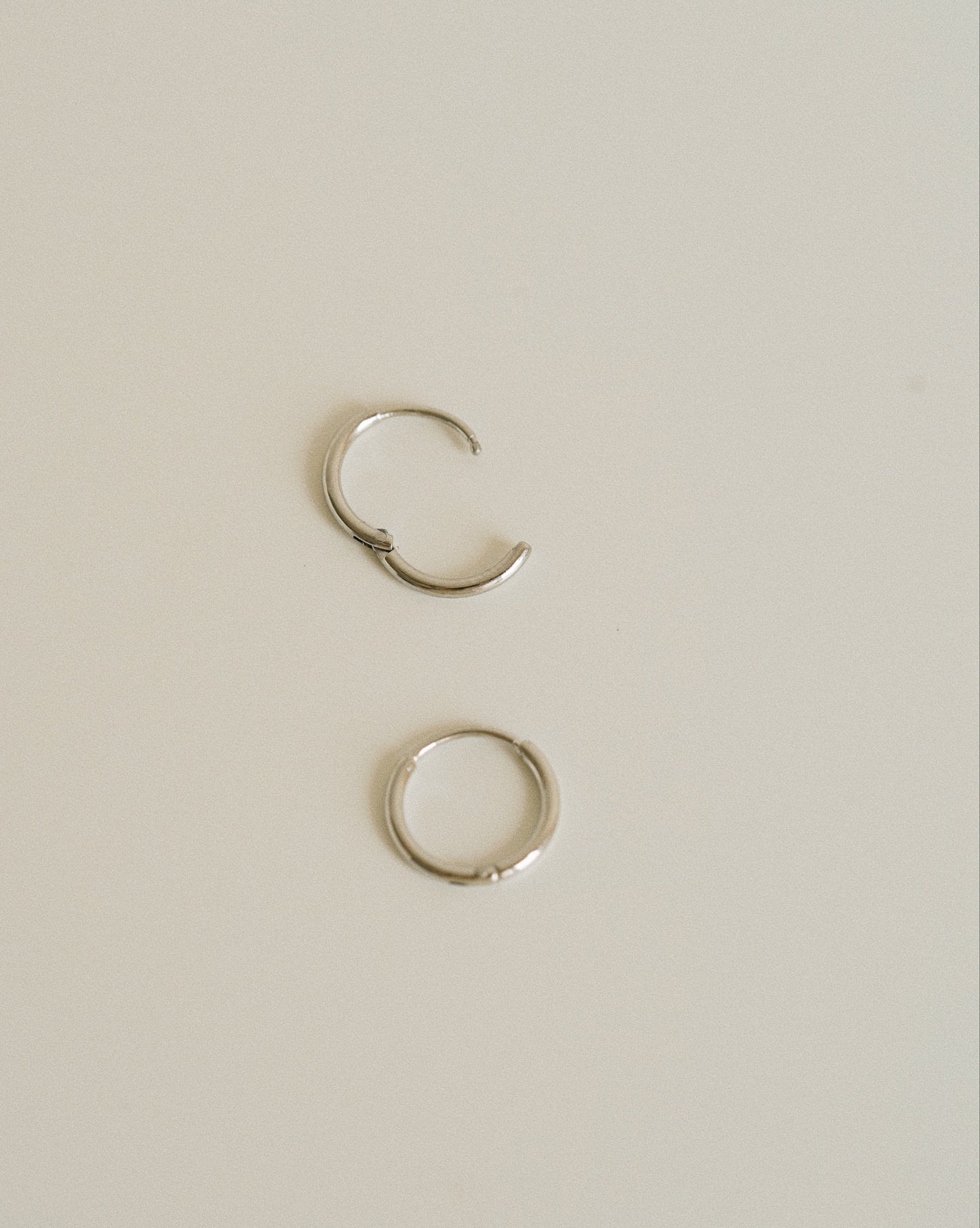 Basic Thin Hoops in Silver