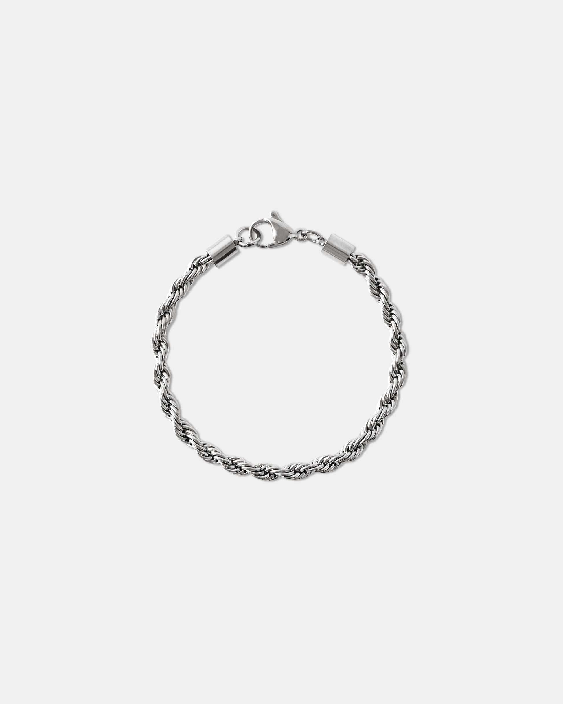Rope Chain Bracelet in Silver