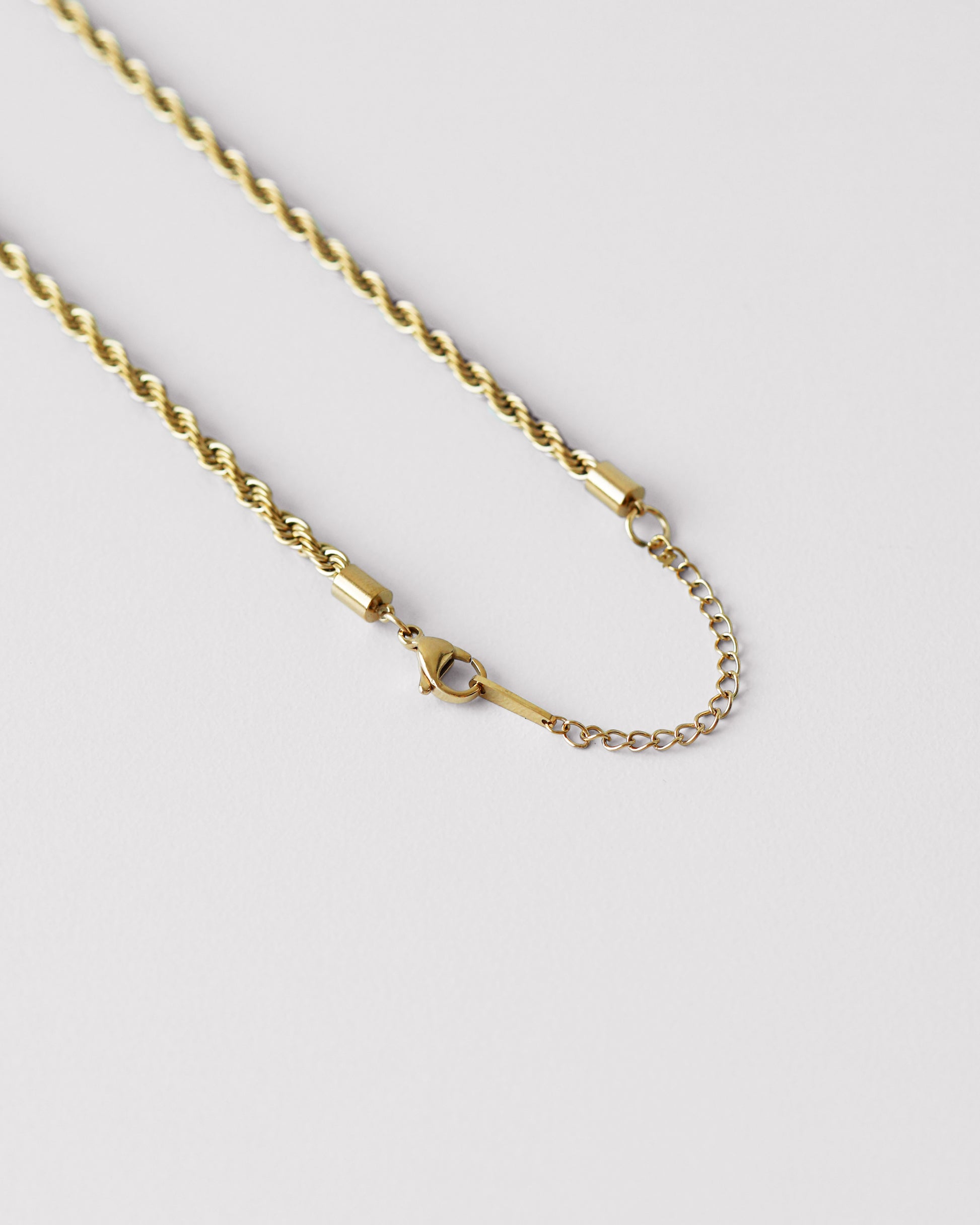 Rope Chain Necklace in Gold