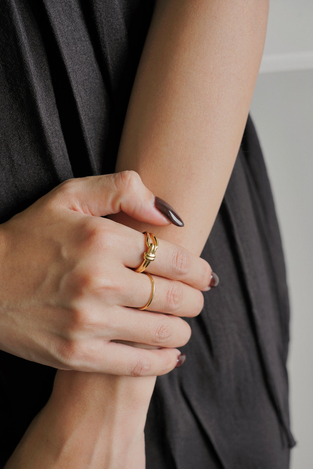 Leia Knot Ring in Gold
