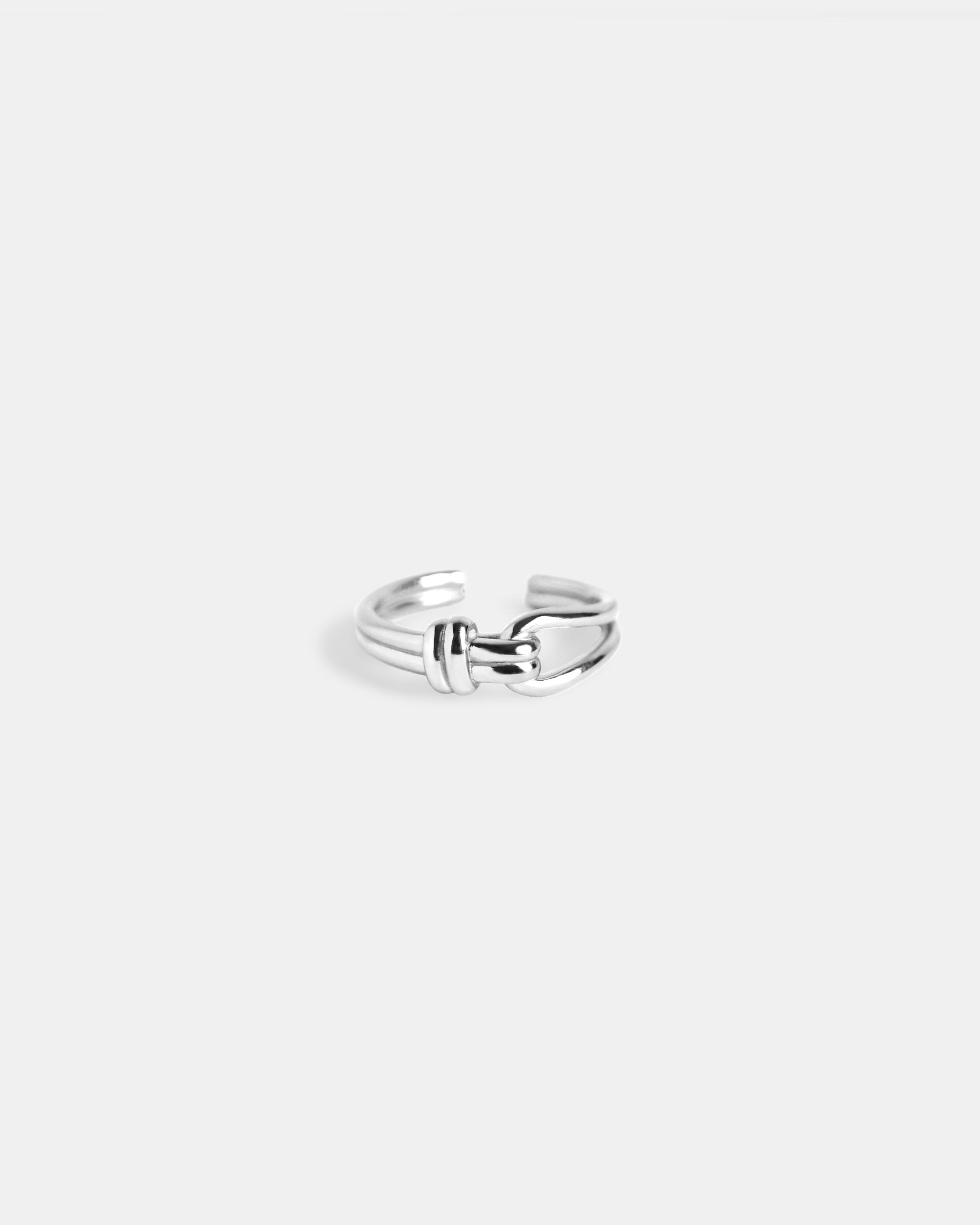 Leia Knot Ring in Silver