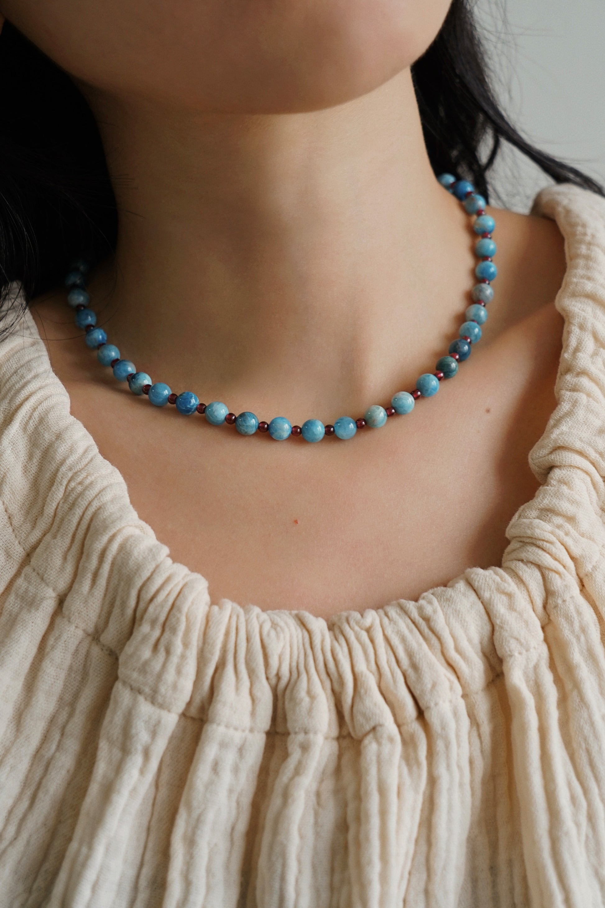 Sky Cherry Necklace