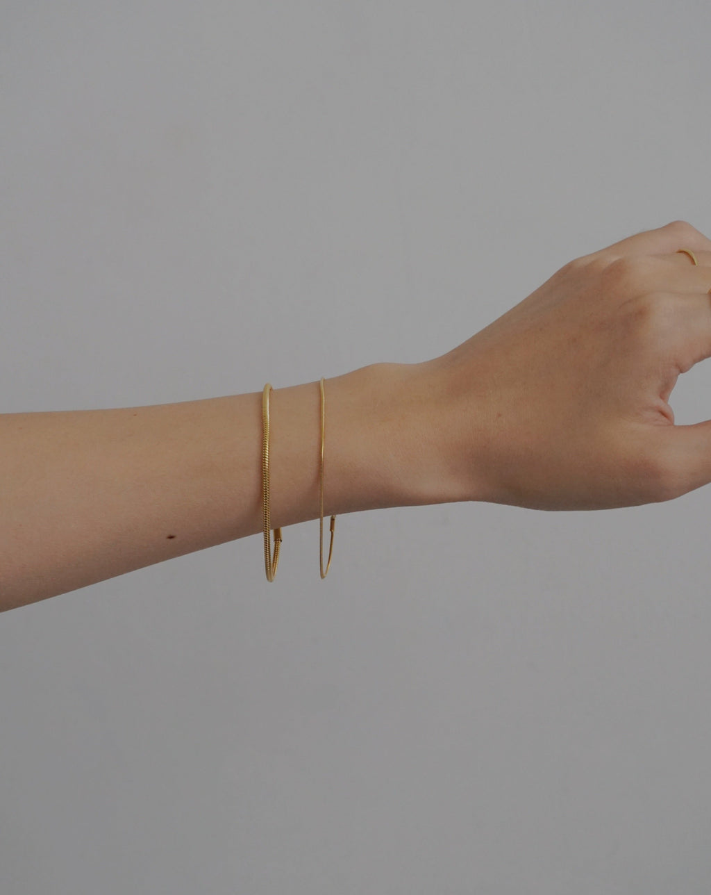 Sleek Snake Chain Bracelet in Gold