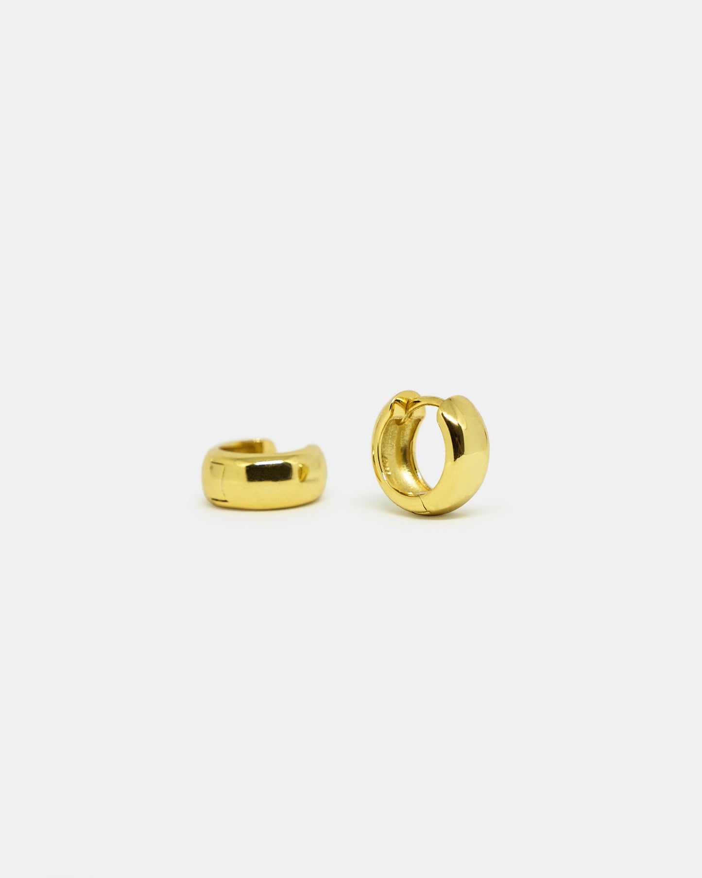 Chunky Hoops in Gold | 925 Silver Jewellery | el-jo studio