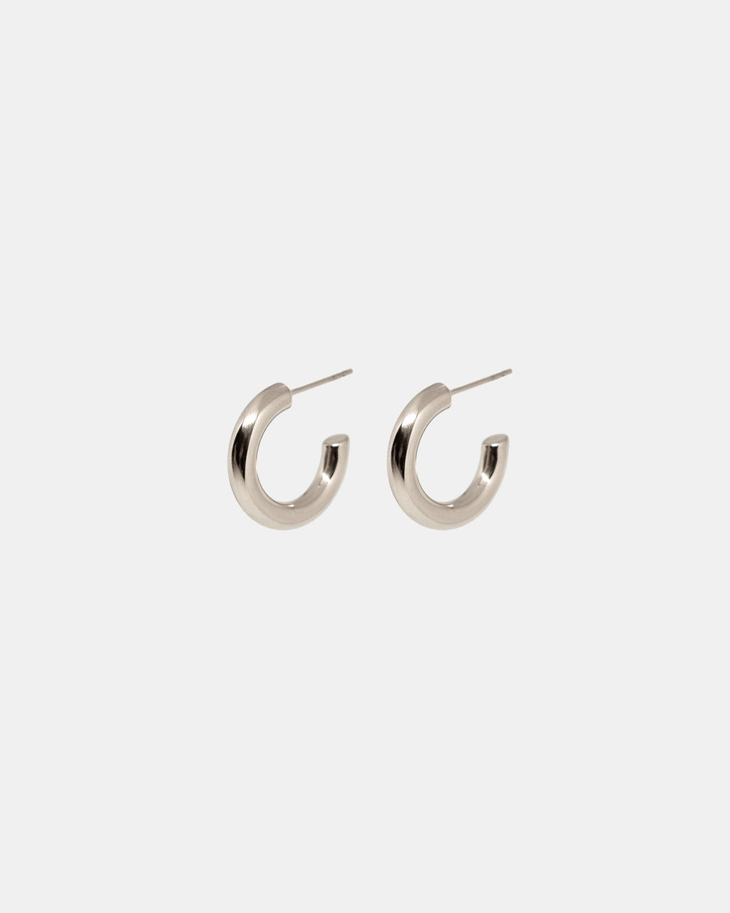 Classic Bold Hoops Silver | 316L Stainless Steel | el-jo studio