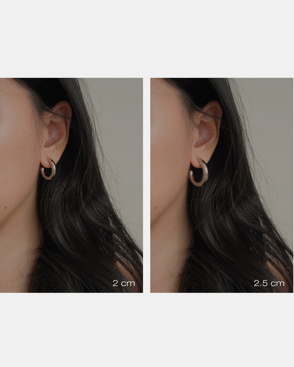 Classic Bold Hoops Silver | 316L Stainless Steel | el-jo studio