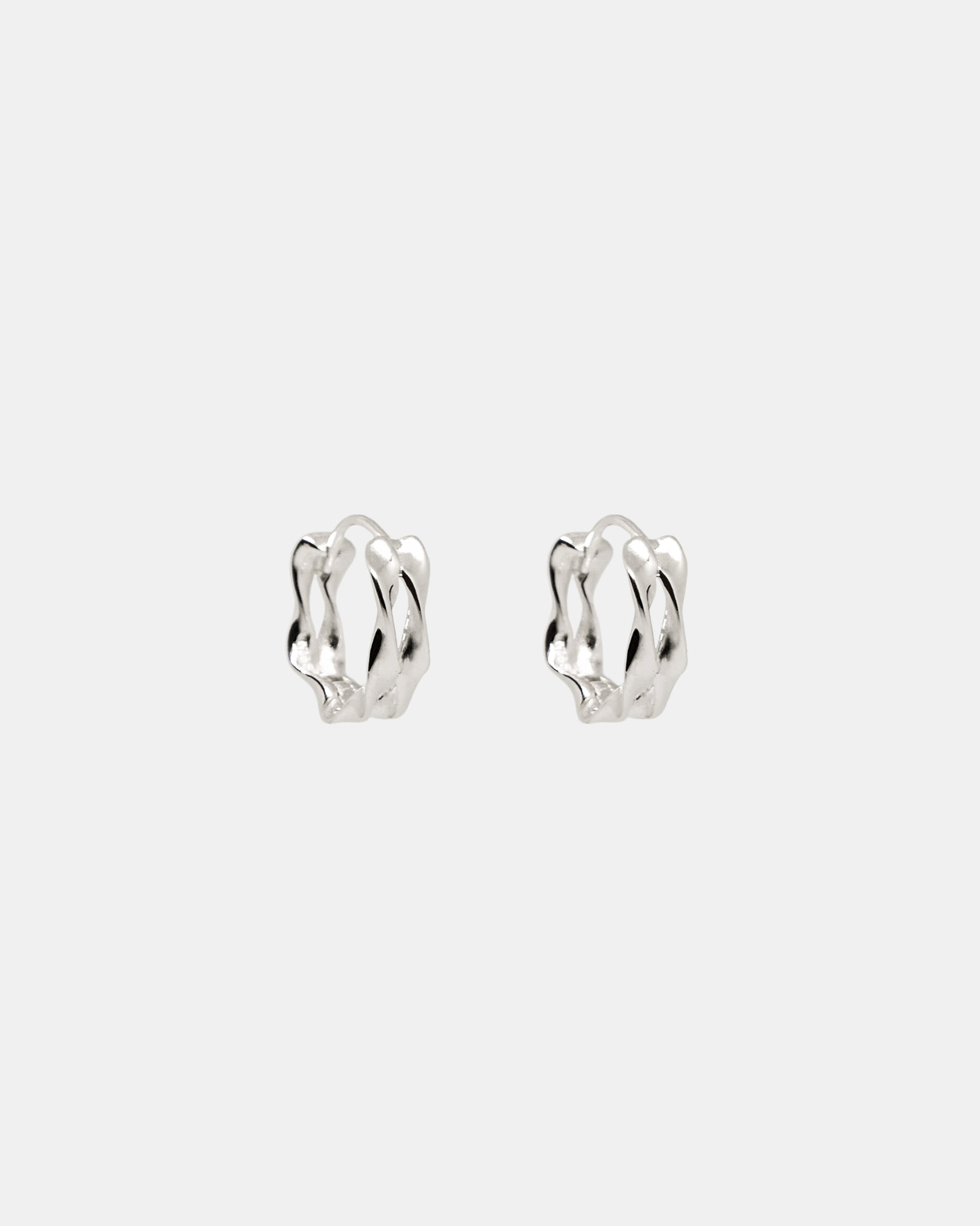 Duo Twist Hoops | 925 Silver Jewellery | el-jo studio