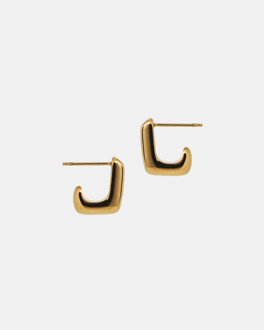Form Earrings in Gold | 316L Stainless Steel | el-jo studio