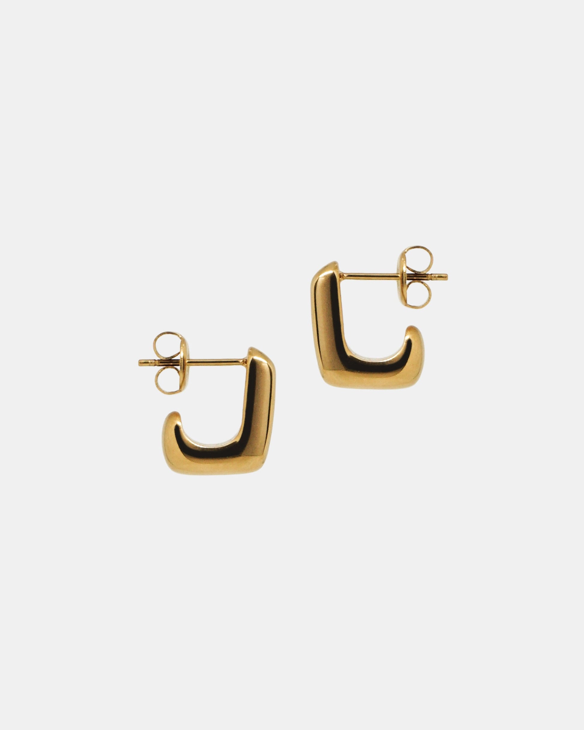 Form Earrings in Gold | 316L Stainless Steel | el-jo studio