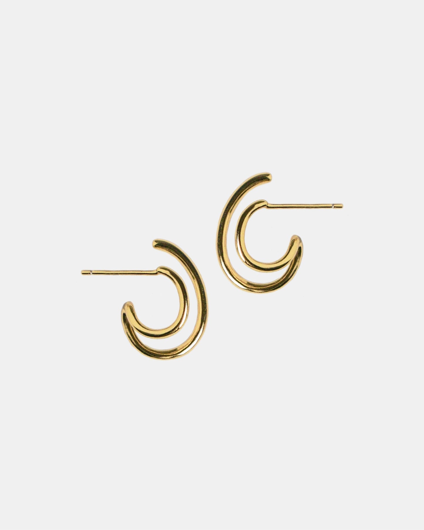[Reject] Loop Earrings in Gold