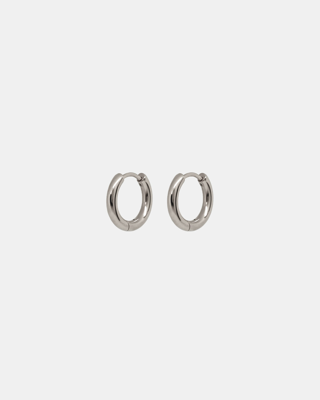 Midi Hoops in Silver