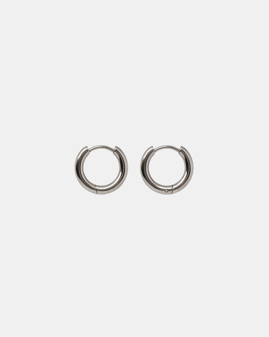 Midi Hoops in Silver