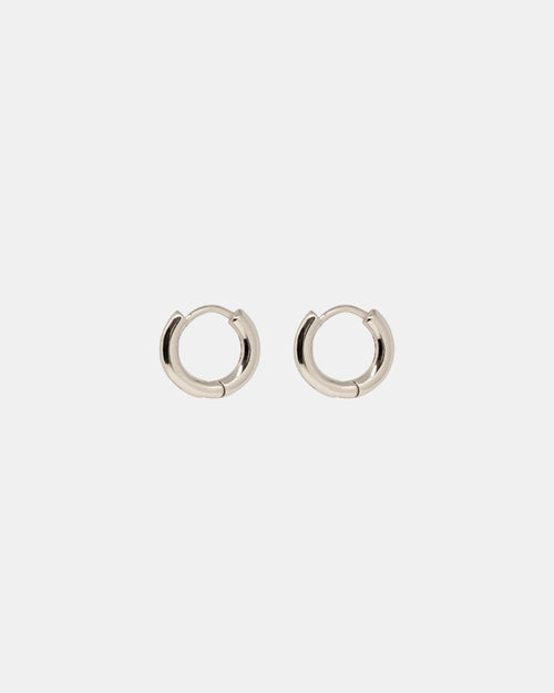 Mini Hoops in Silver