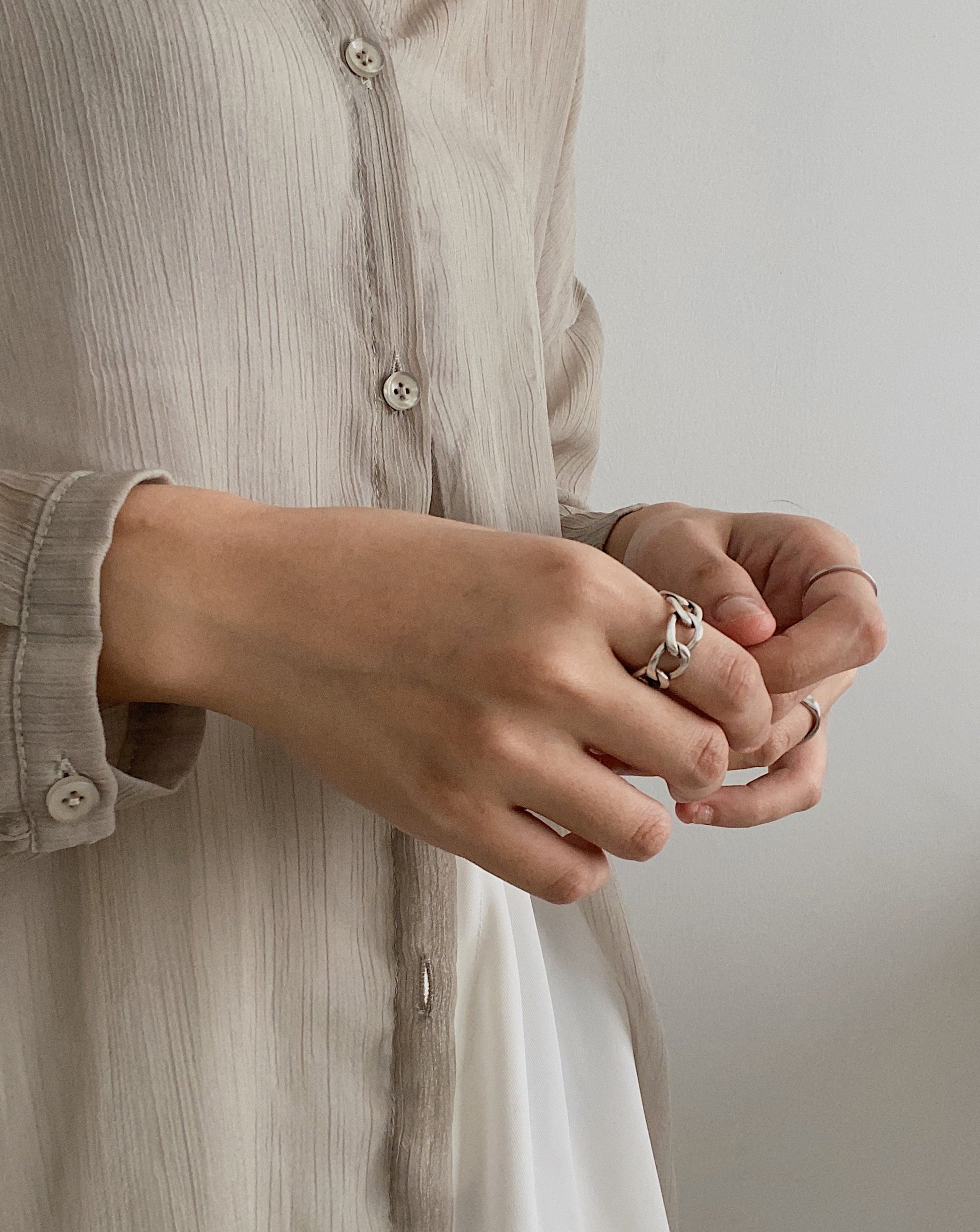 Chain Ring | 925 Silver Jewellery | el-jo studio