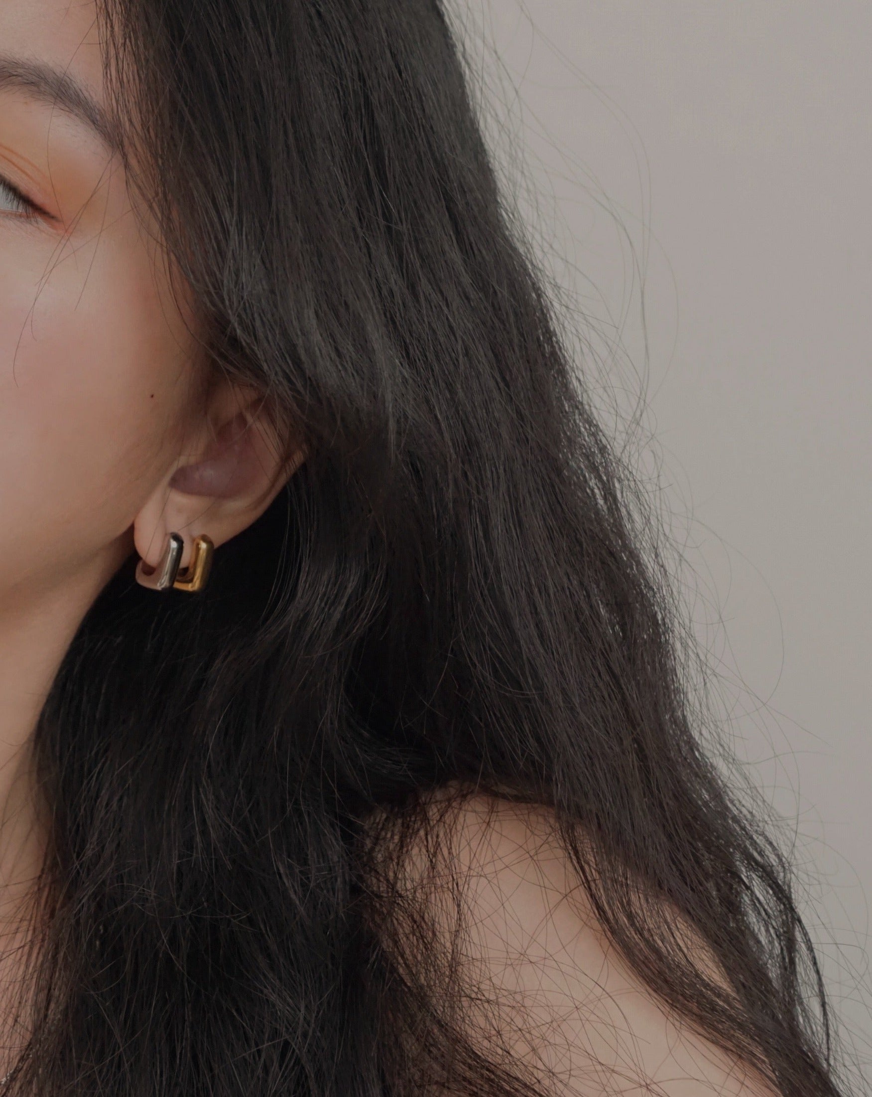 Form Earrings in Silver | 316L Stainless Steel | el-jo studio