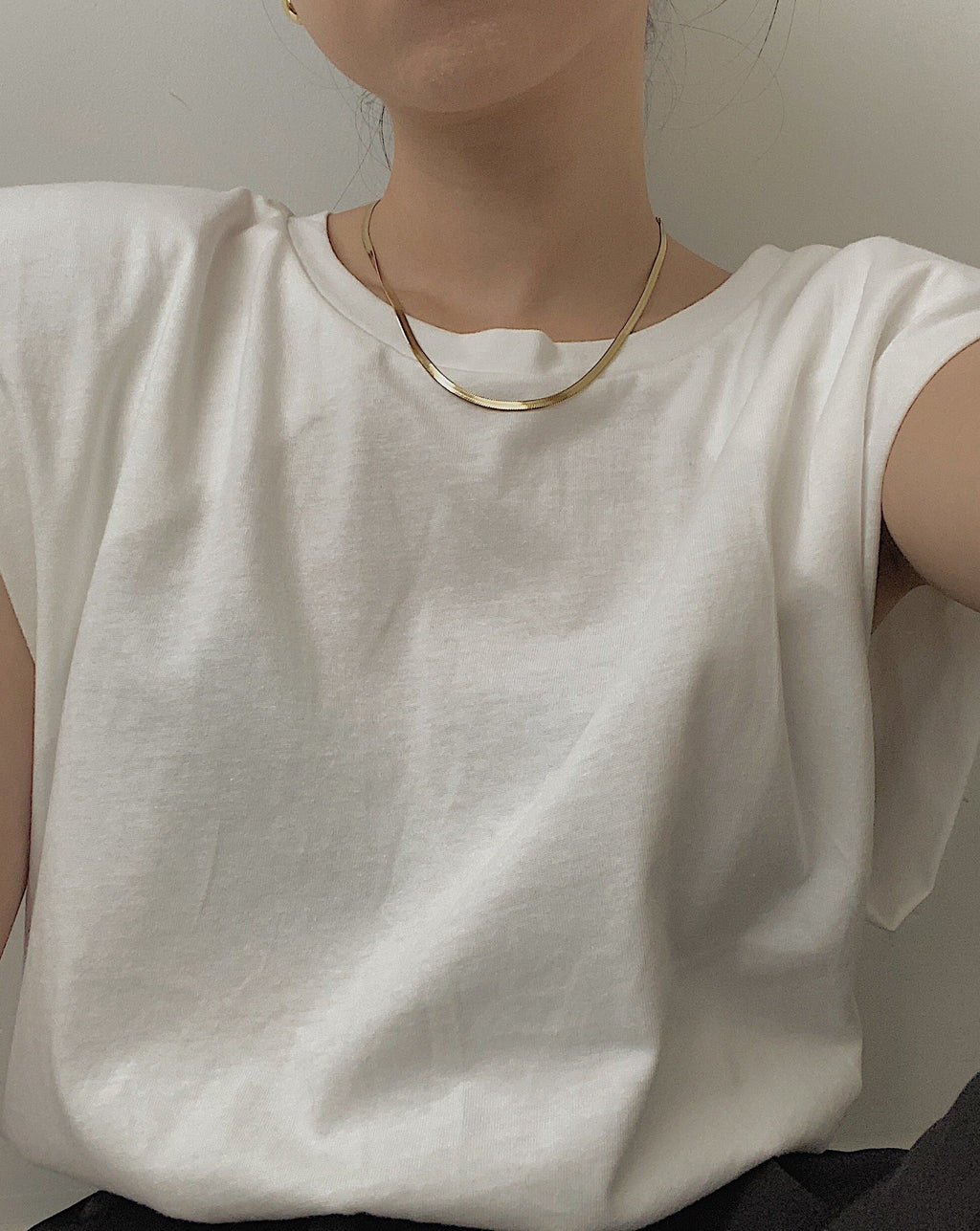 Satin Choker in Gold