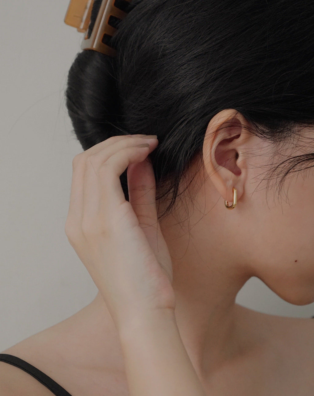 Petite Hoops in Gold