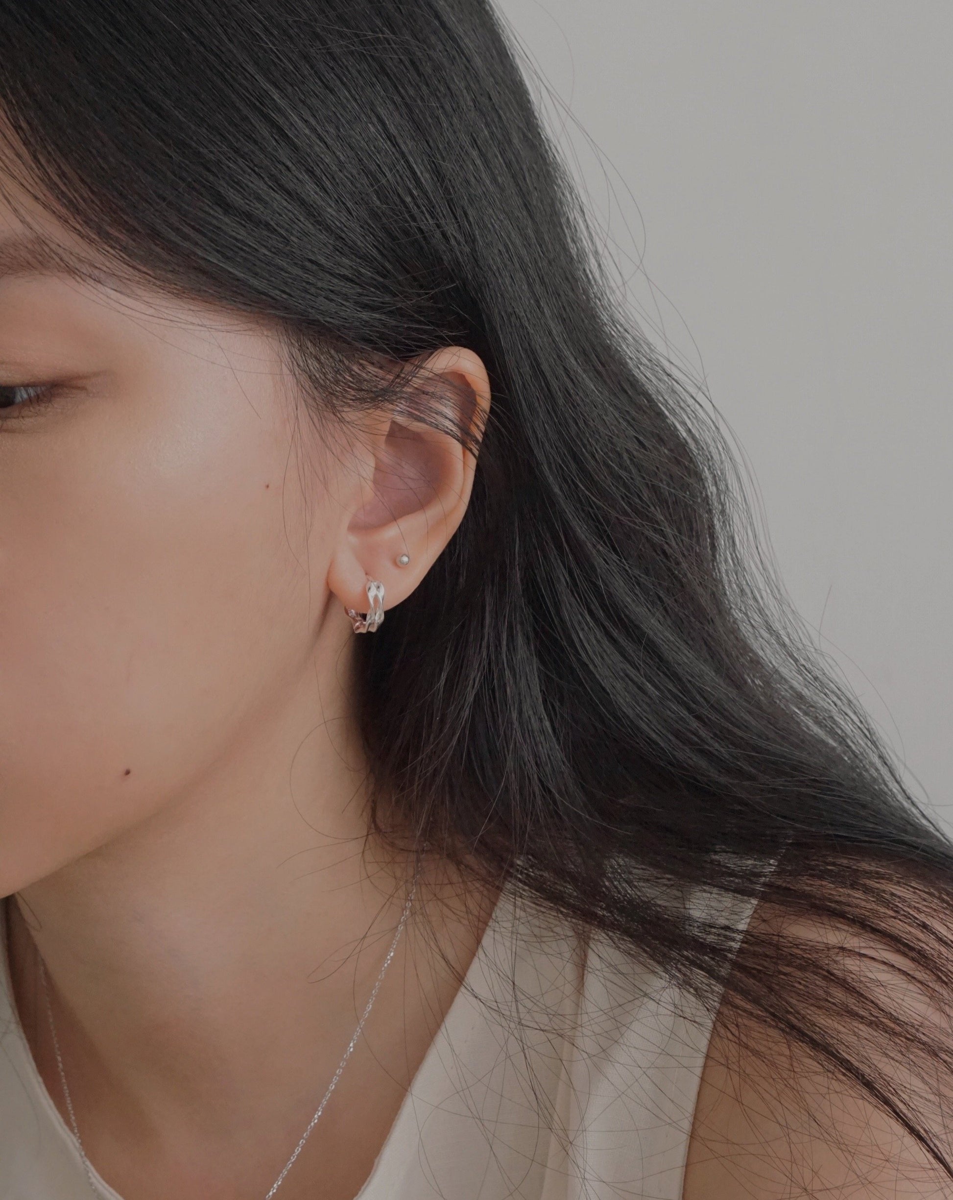 Duo Twist Hoops | 925 Silver Jewellery | el-jo studio