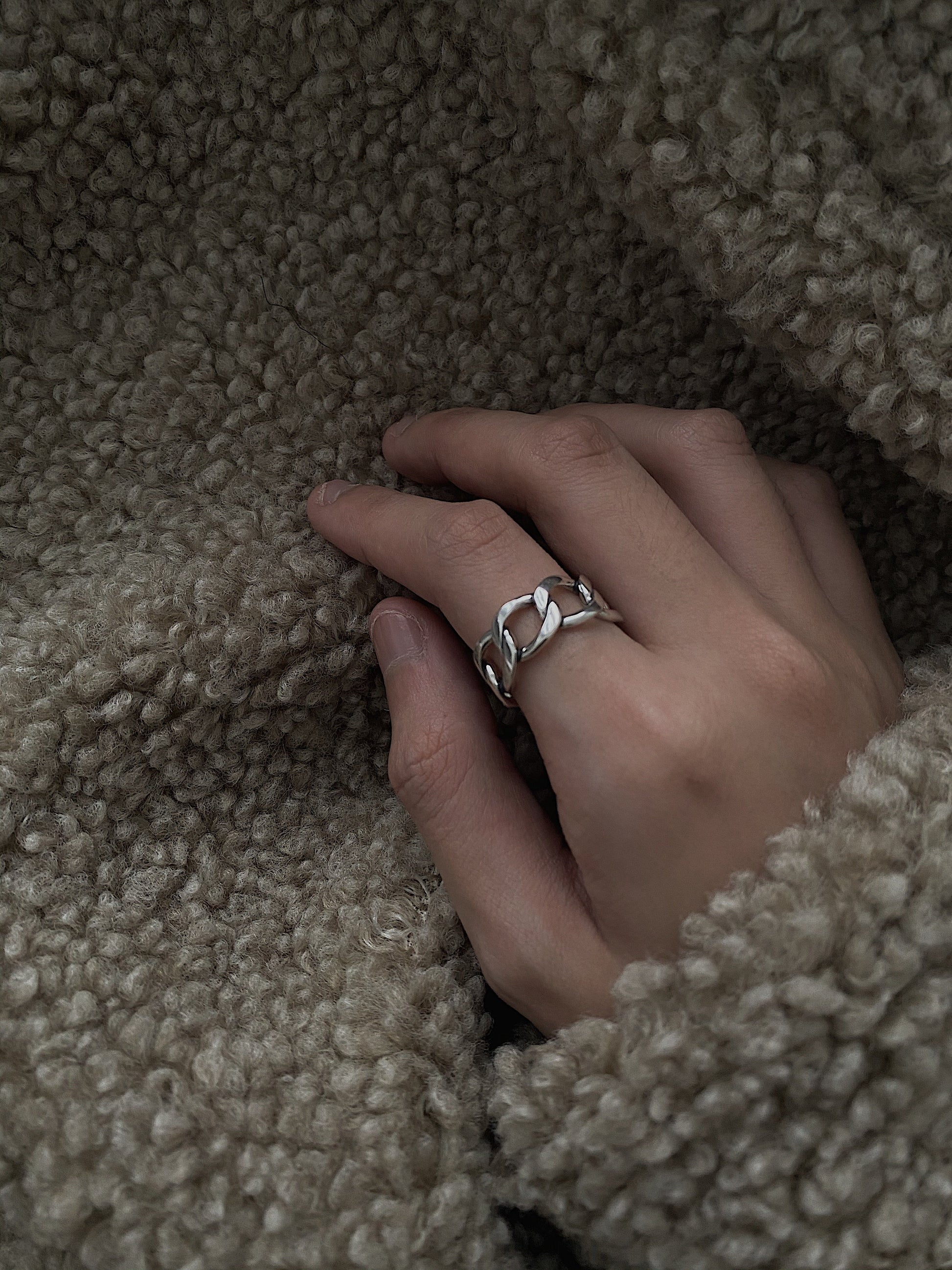 Chain Ring | 925 Silver Jewellery | el-jo studio