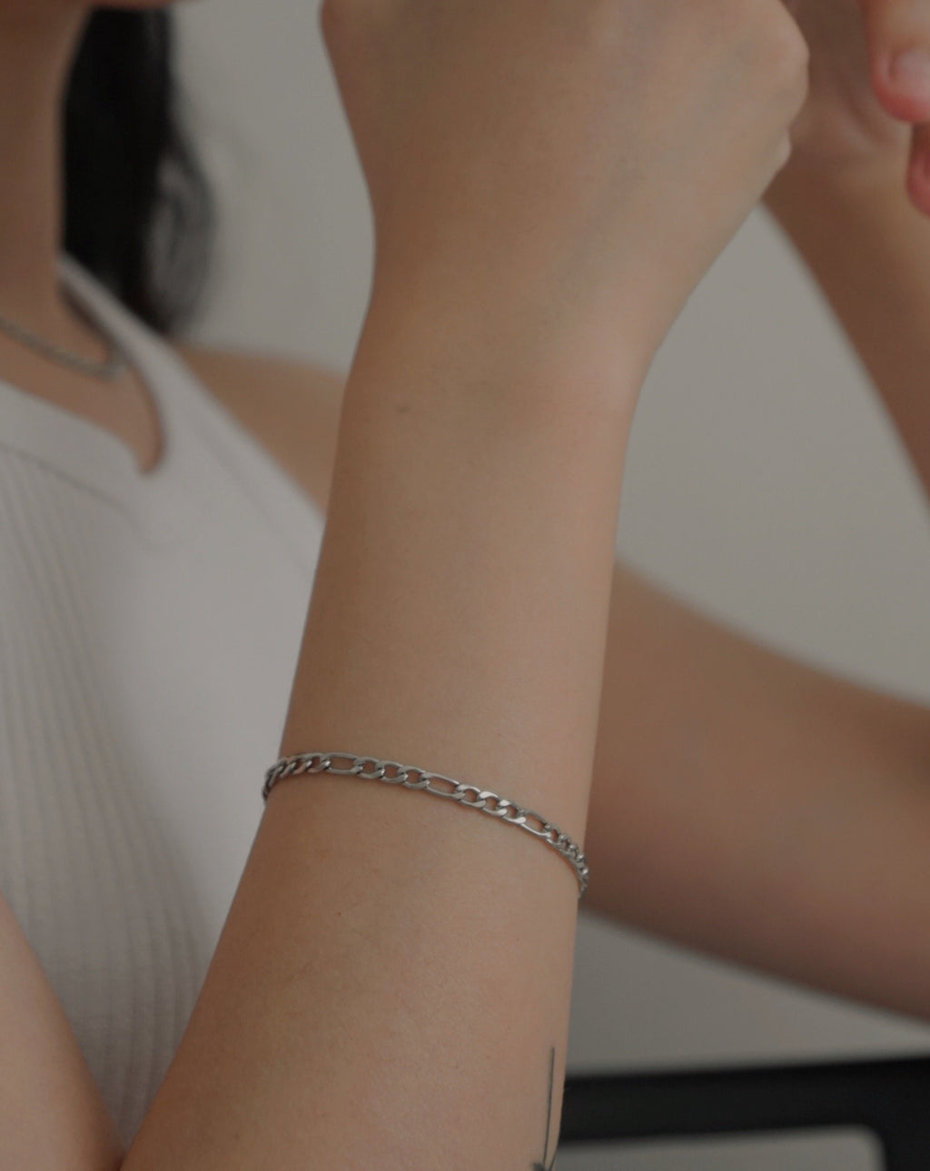 Figaro Bracelet Silver | 316L Stainless Steel | el-jo studio