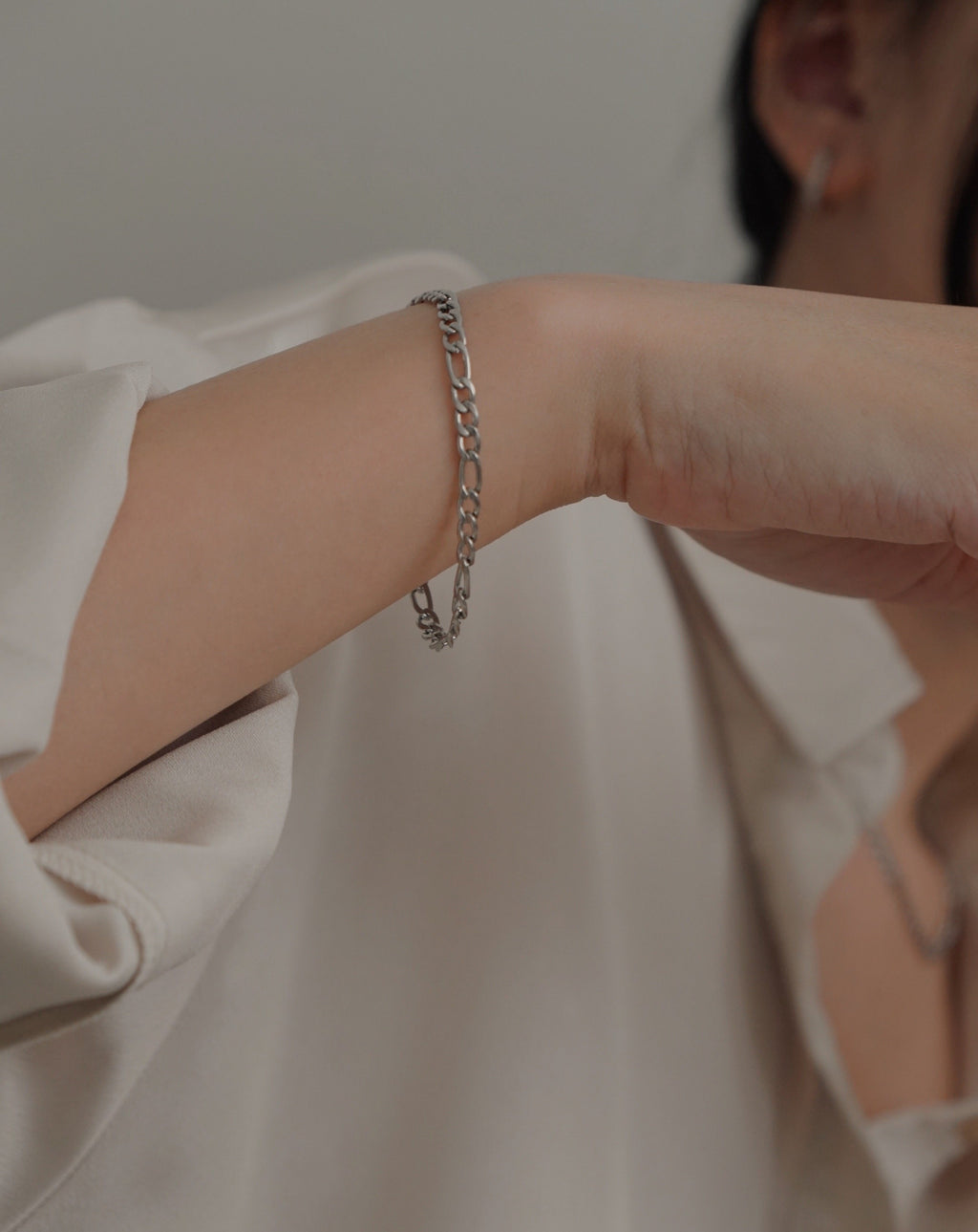 Figaro Bracelet Silver | 316L Stainless Steel | el-jo studio