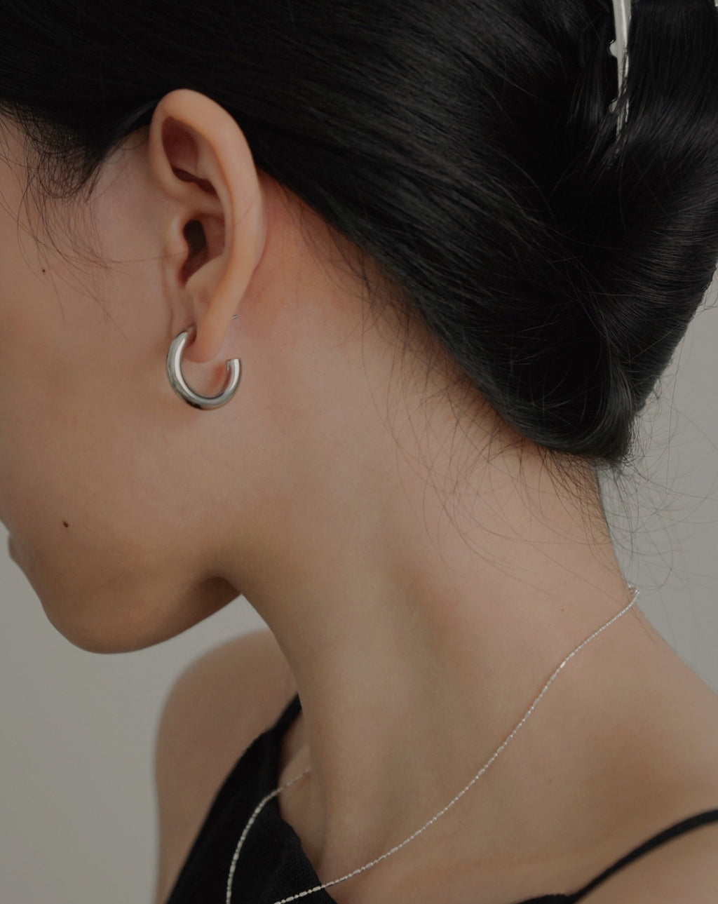 Classic Bold Hoops Silver | 316L Stainless Steel | el-jo studio