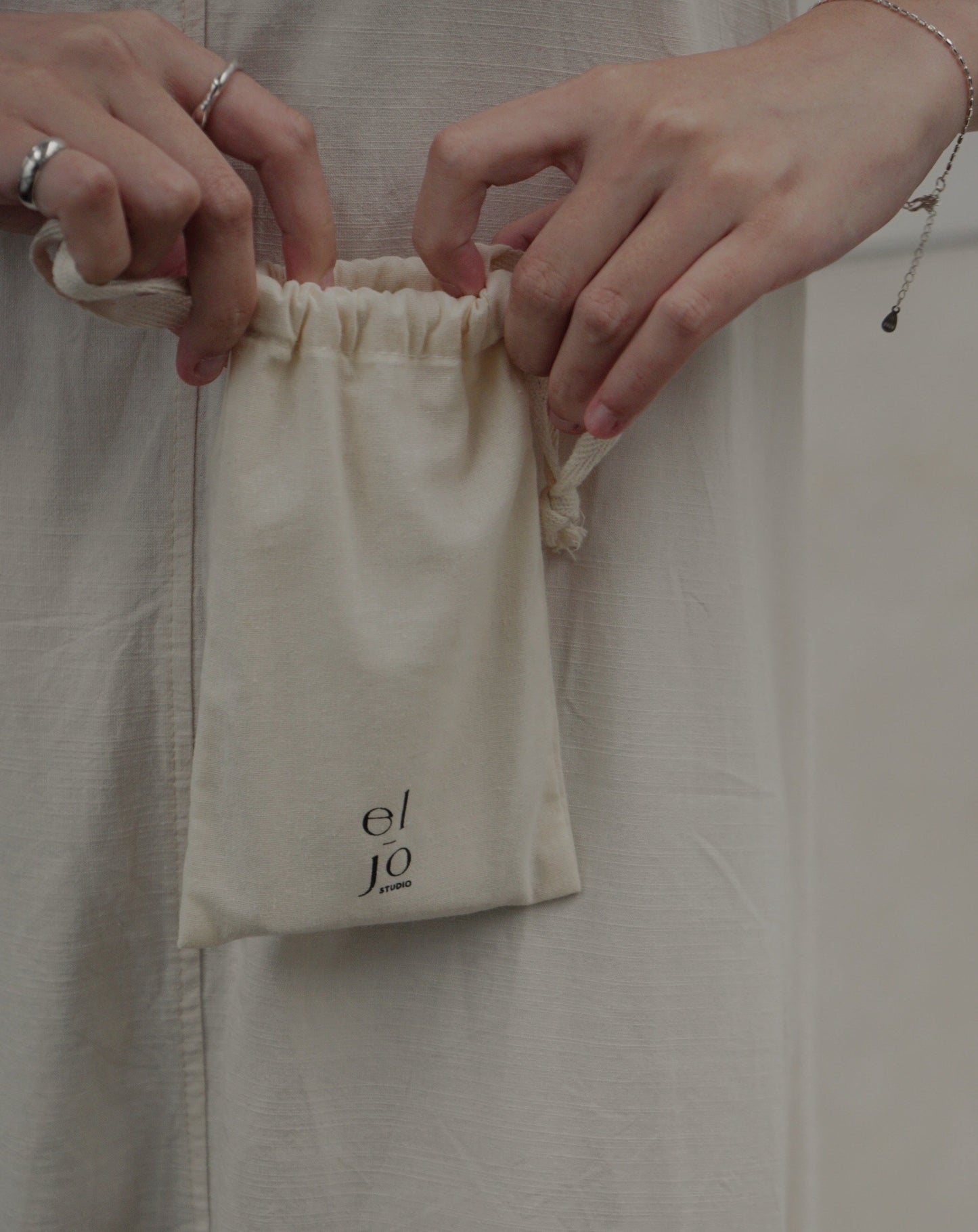 Signature Cotton Pouch