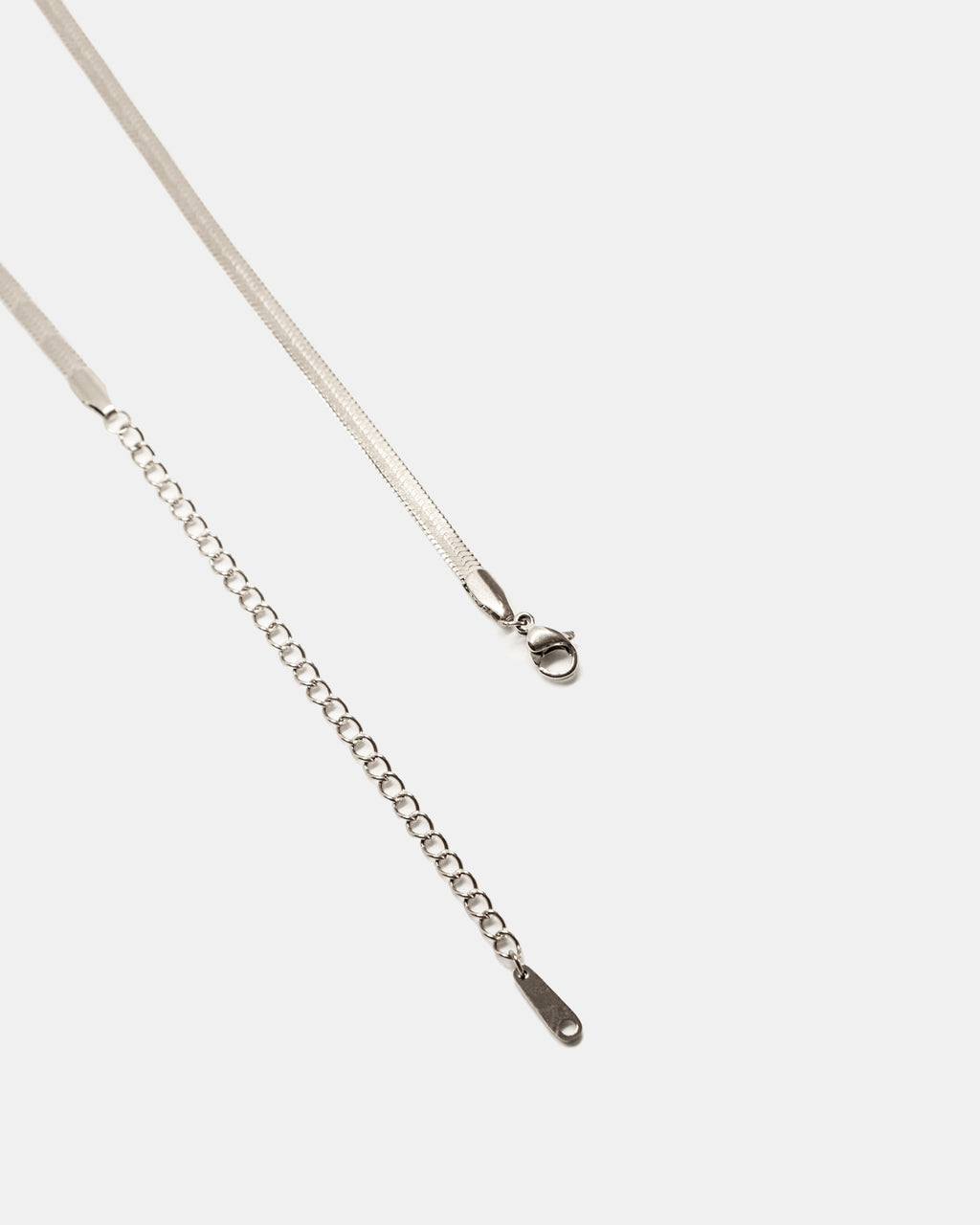 Satin Choker in Silver