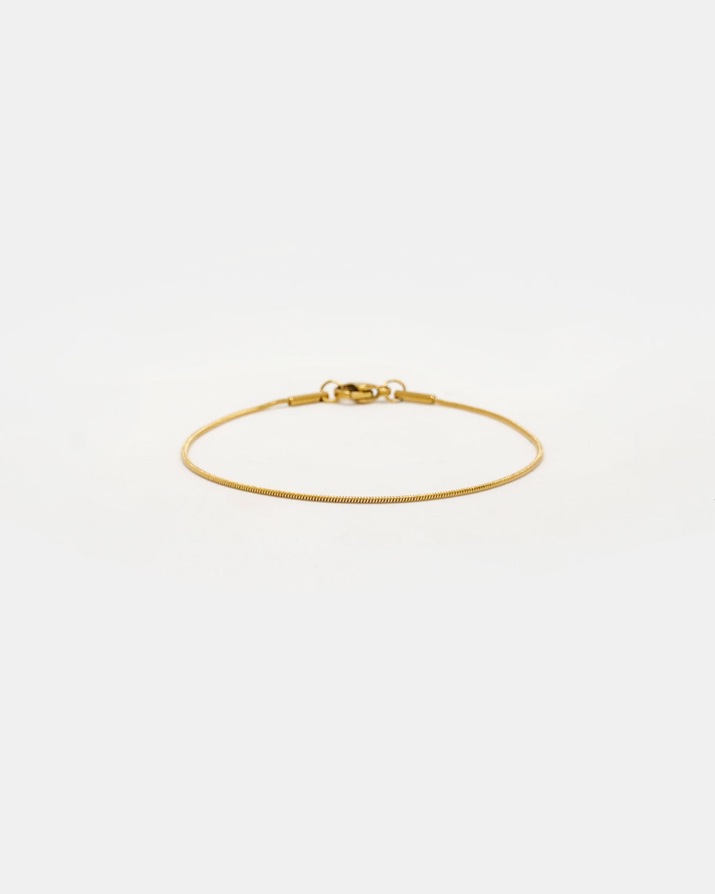 Sleek Snake Chain Bracelet in Gold