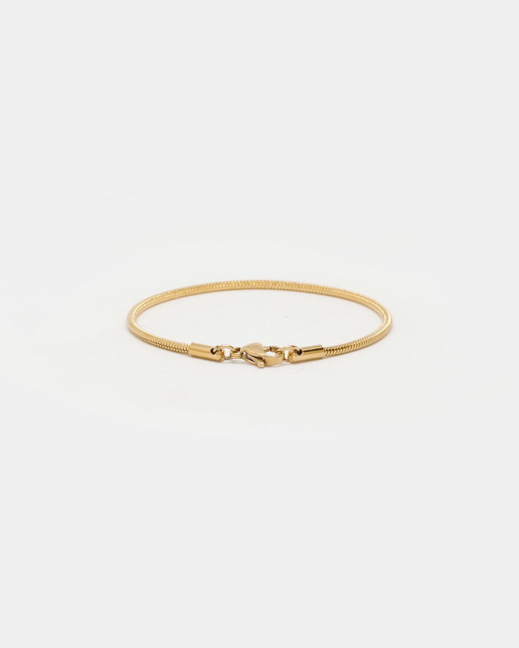 Sleek Snake Chain Bracelet in Gold